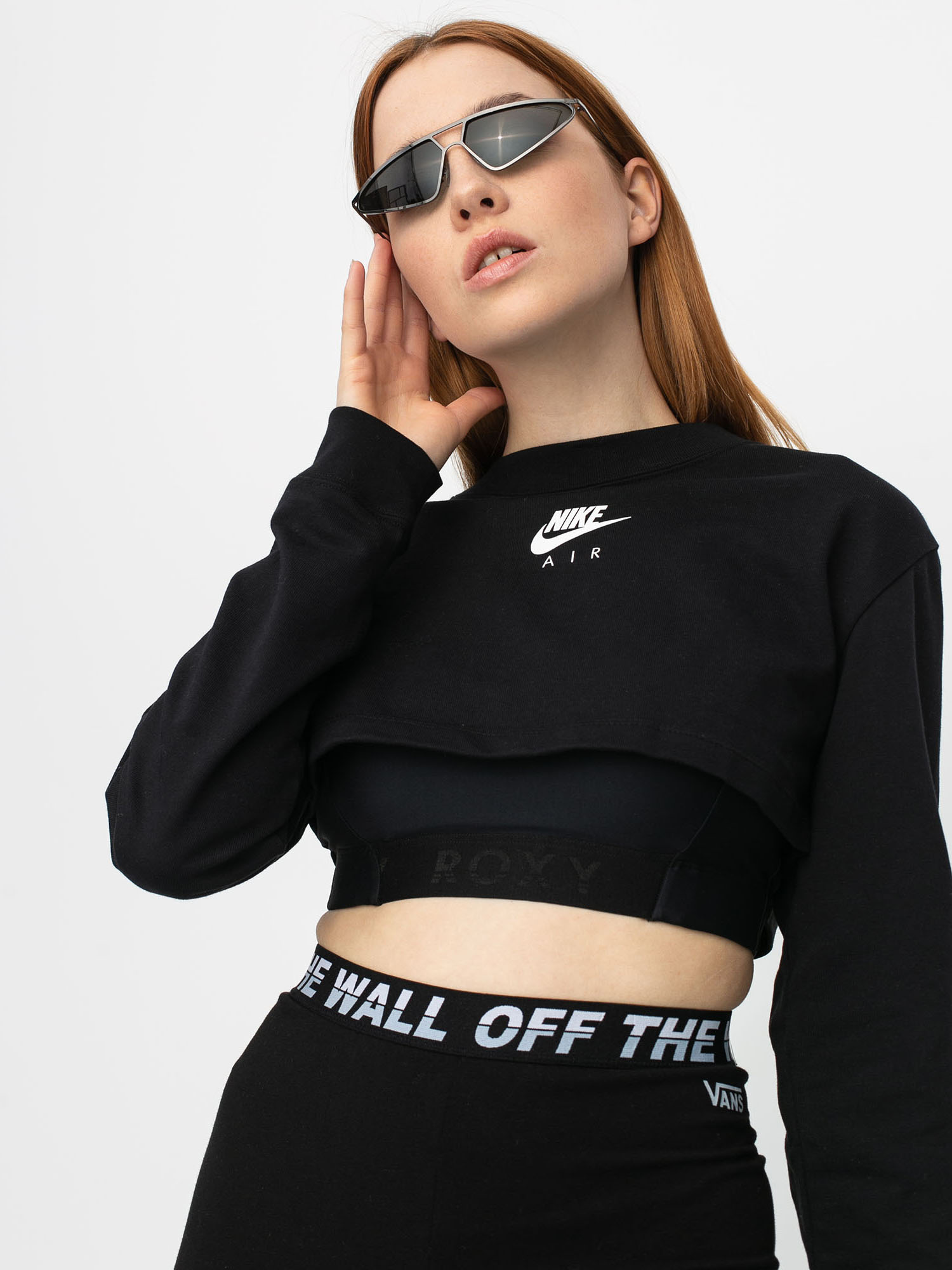 Longsleeve Nike Air Crop Wmn (black)