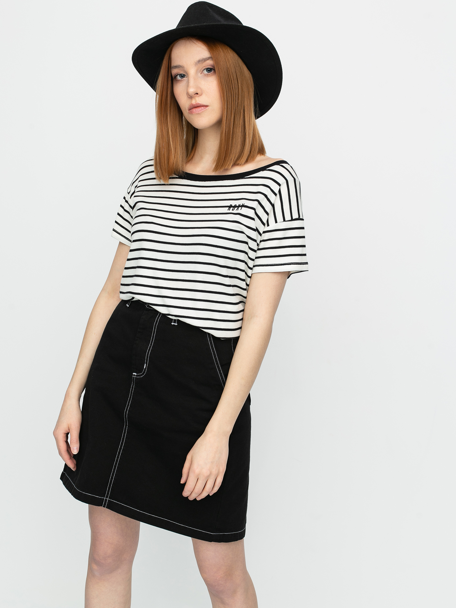 T-shirt Roxy Wake Up With The Sun Wmn (anthracite zoupla horizontale)