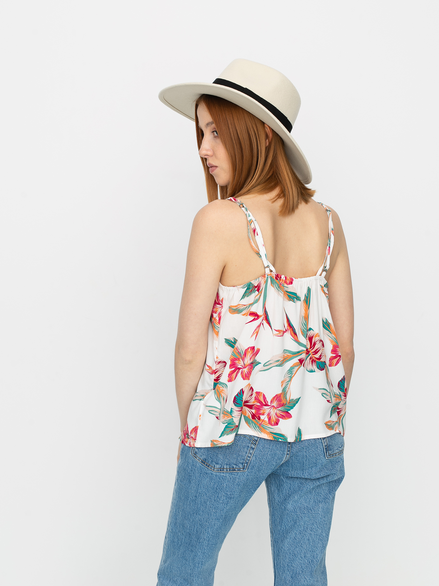 T-shirt Roxy Got To Be Real Wmn (snow white tropic call)