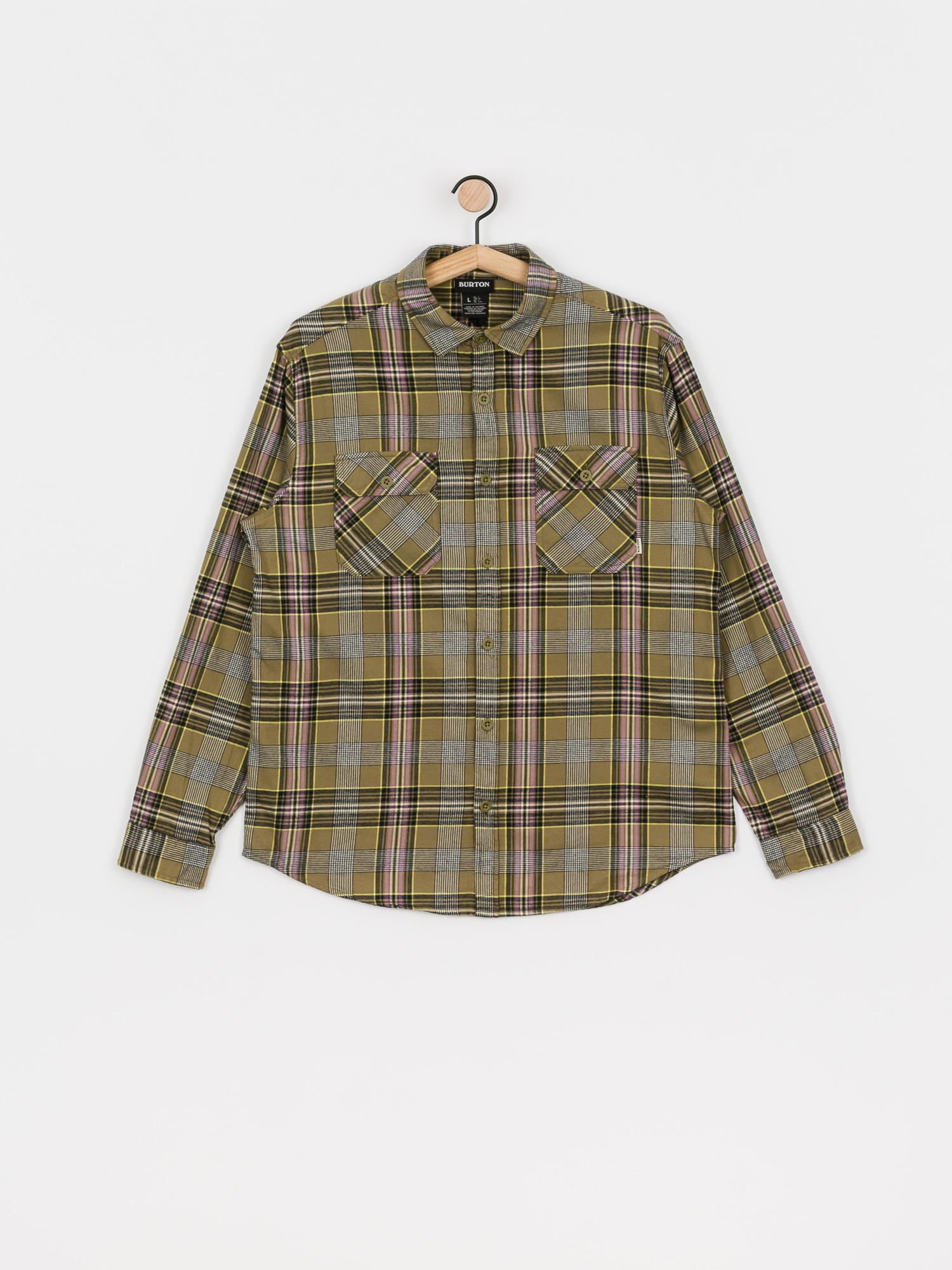Koszula Burton Brighton Flannel (martini olive somerset plaid)