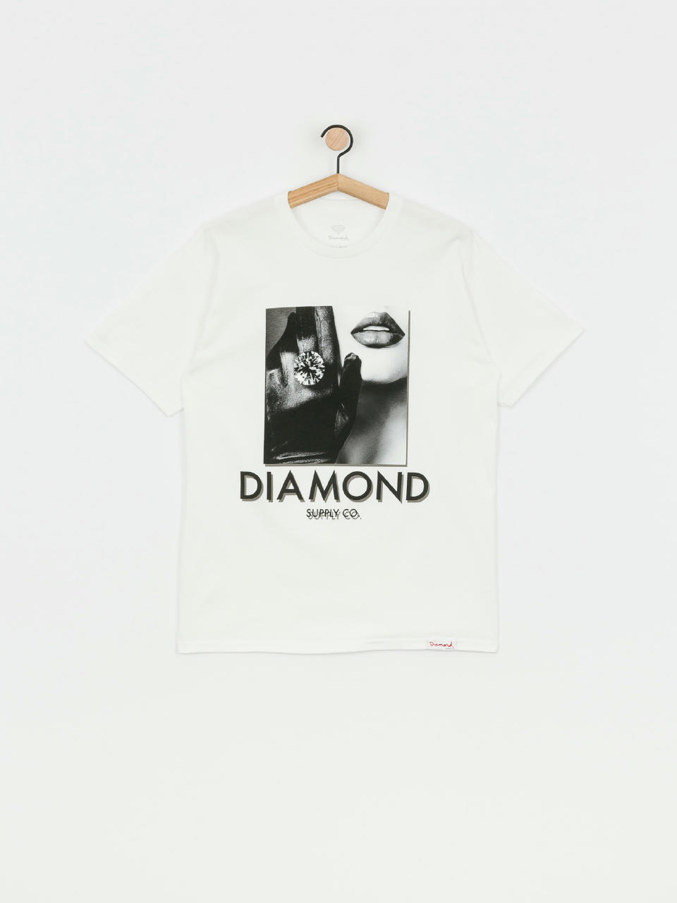 T-shirt Diamond Supply Co. Black Gloves (white)