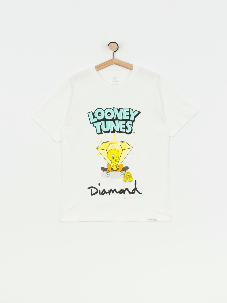 T-shirt Diamond Supply Co. Tweety Skate (white)