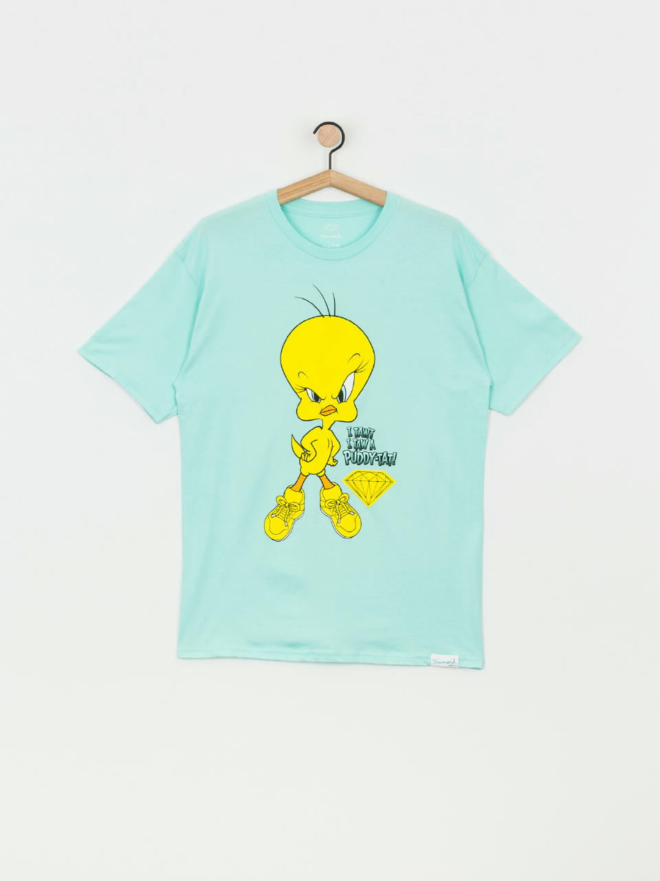 T-shirt Diamond Supply Co. Puddy Tat (diamond blue)