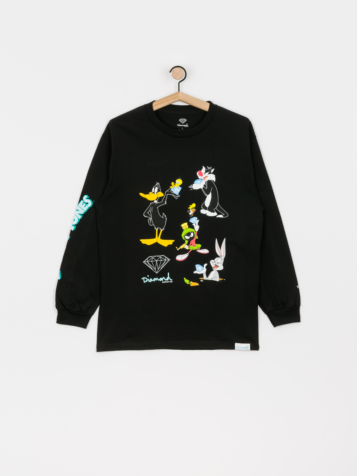 Longsleeve Diamond Supply Co. Looney Tunes (black)