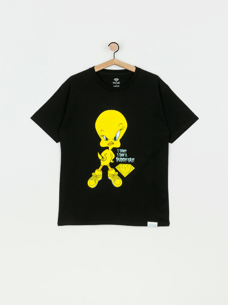 T-shirt Diamond Supply Co. Puddy Tat (black)