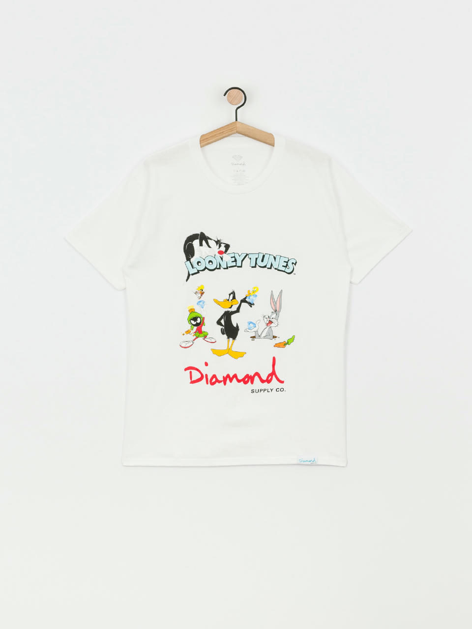 T-shirt Diamond Supply Co. Looney Tunes (white)