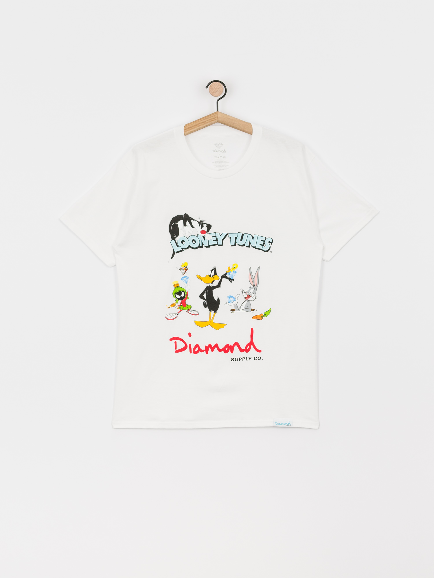 T-shirt Diamond Supply Co. Looney Tunes (white)