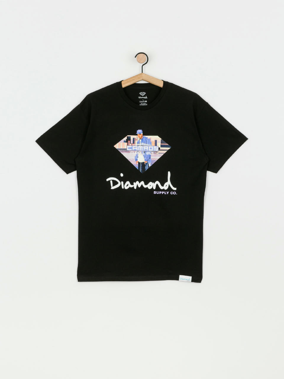 T-shirt Diamond Supply Co. Cam Ron Sign (black)