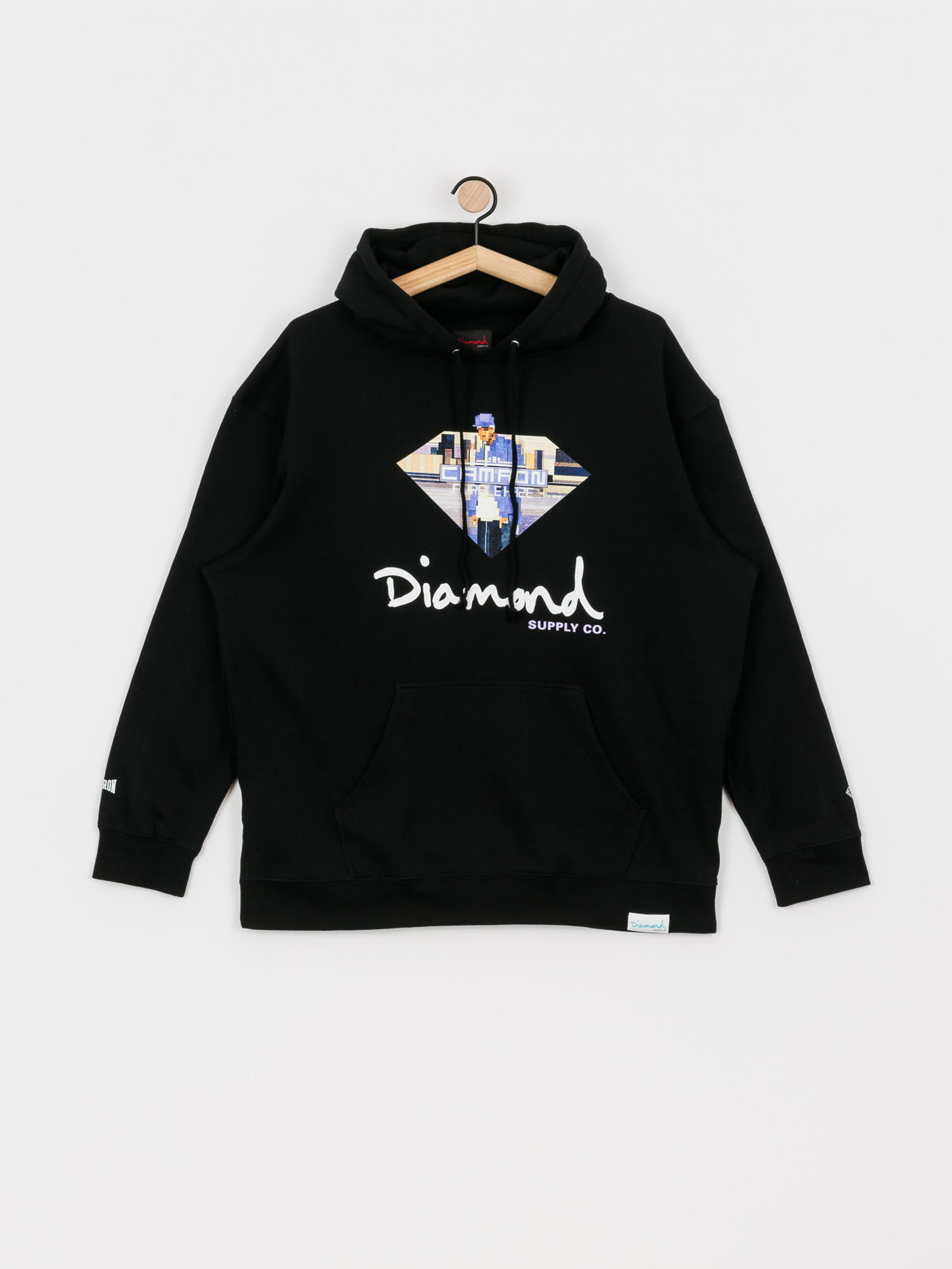 Bluza z kapturem Diamond Supply Co. Cam Ron Sign HD (black)