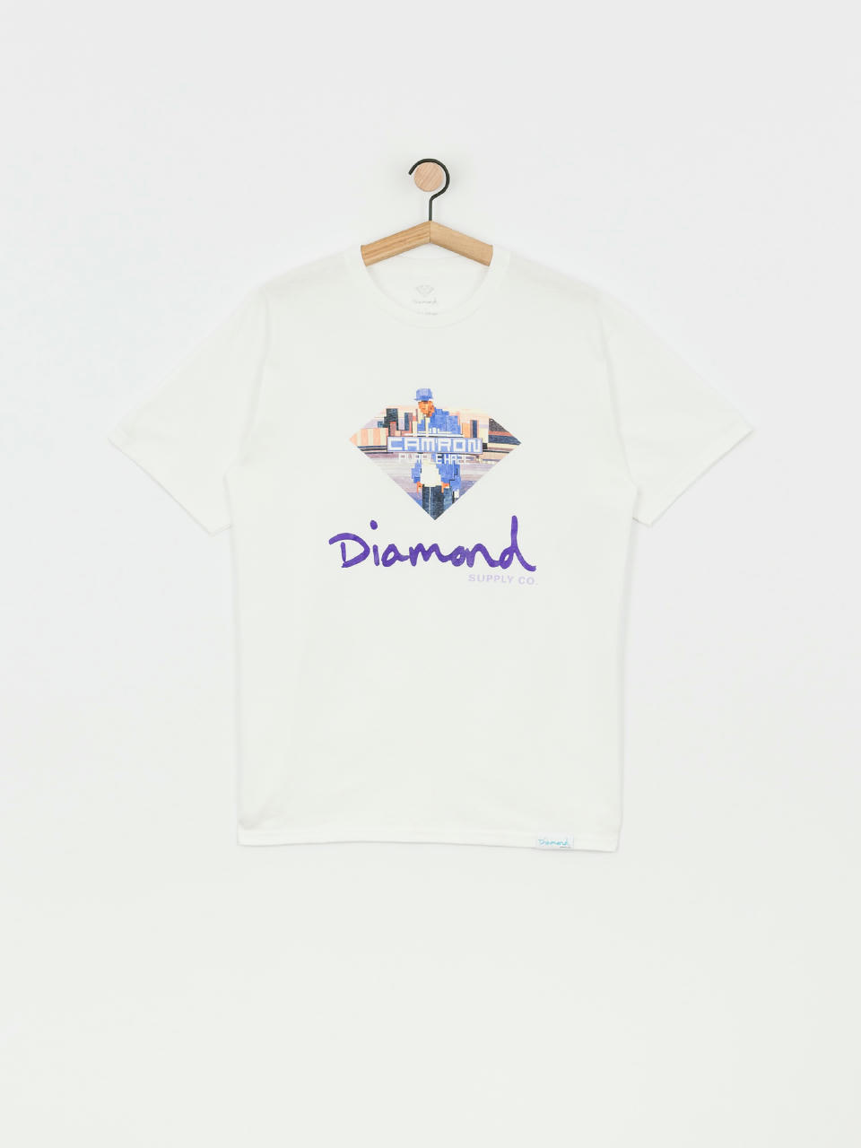 T-shirt Diamond Supply Co. Cam Ron Sign (white)