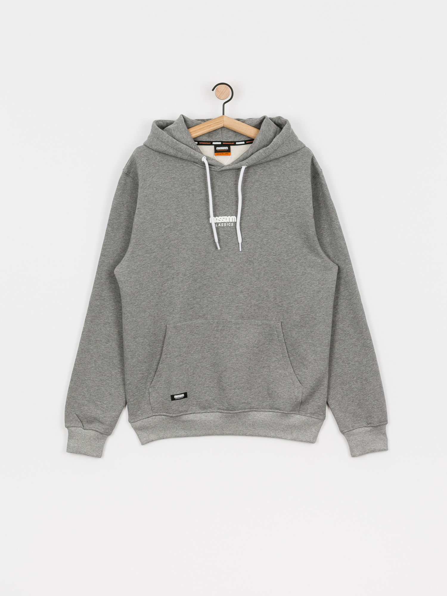 Bluza z kapturem MassDnm Classics Small Logo HD (lt heather grey)
