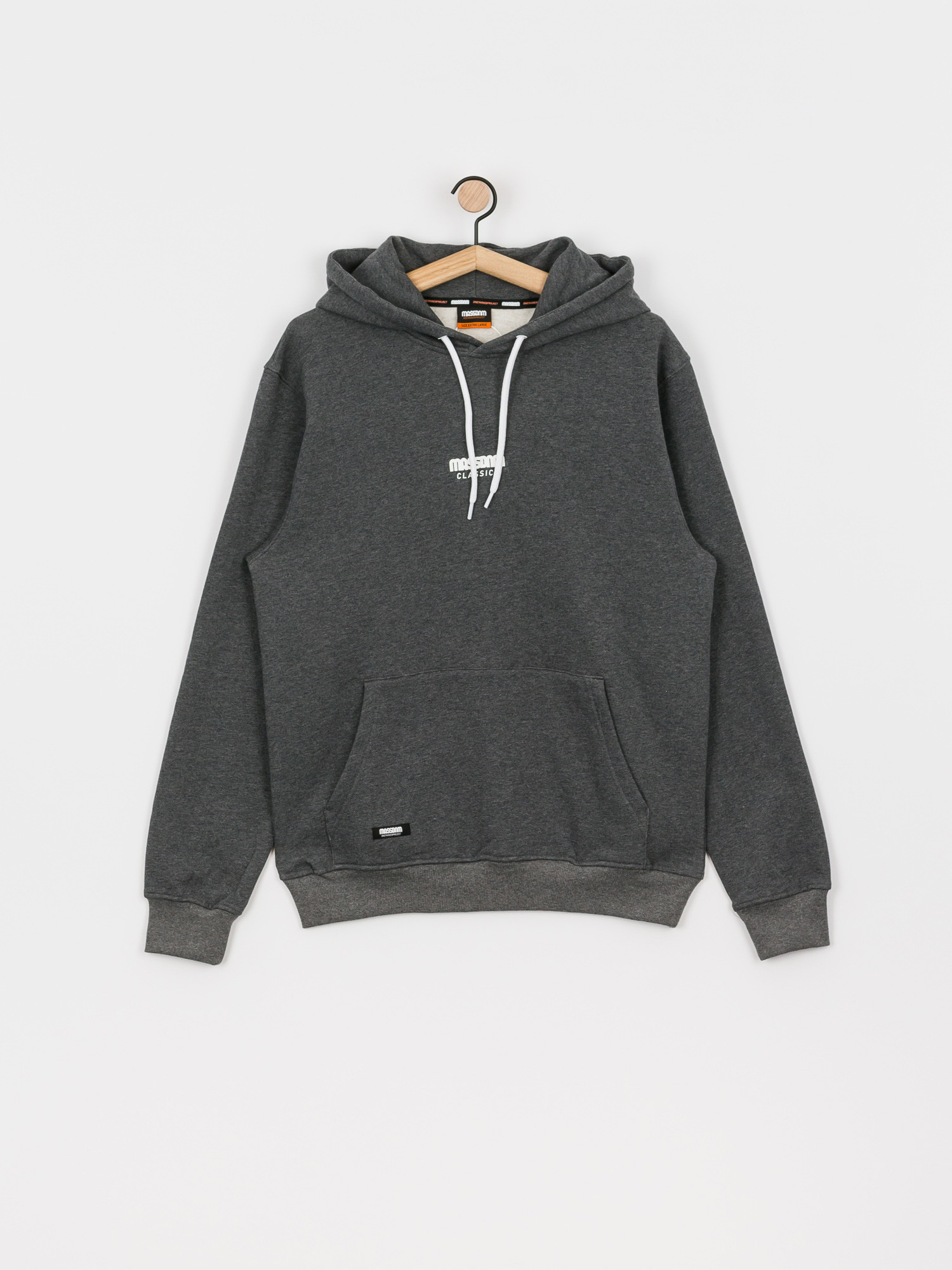 Bluza z kapturem MassDnm Classics Small Logo HD (dk heather grey)