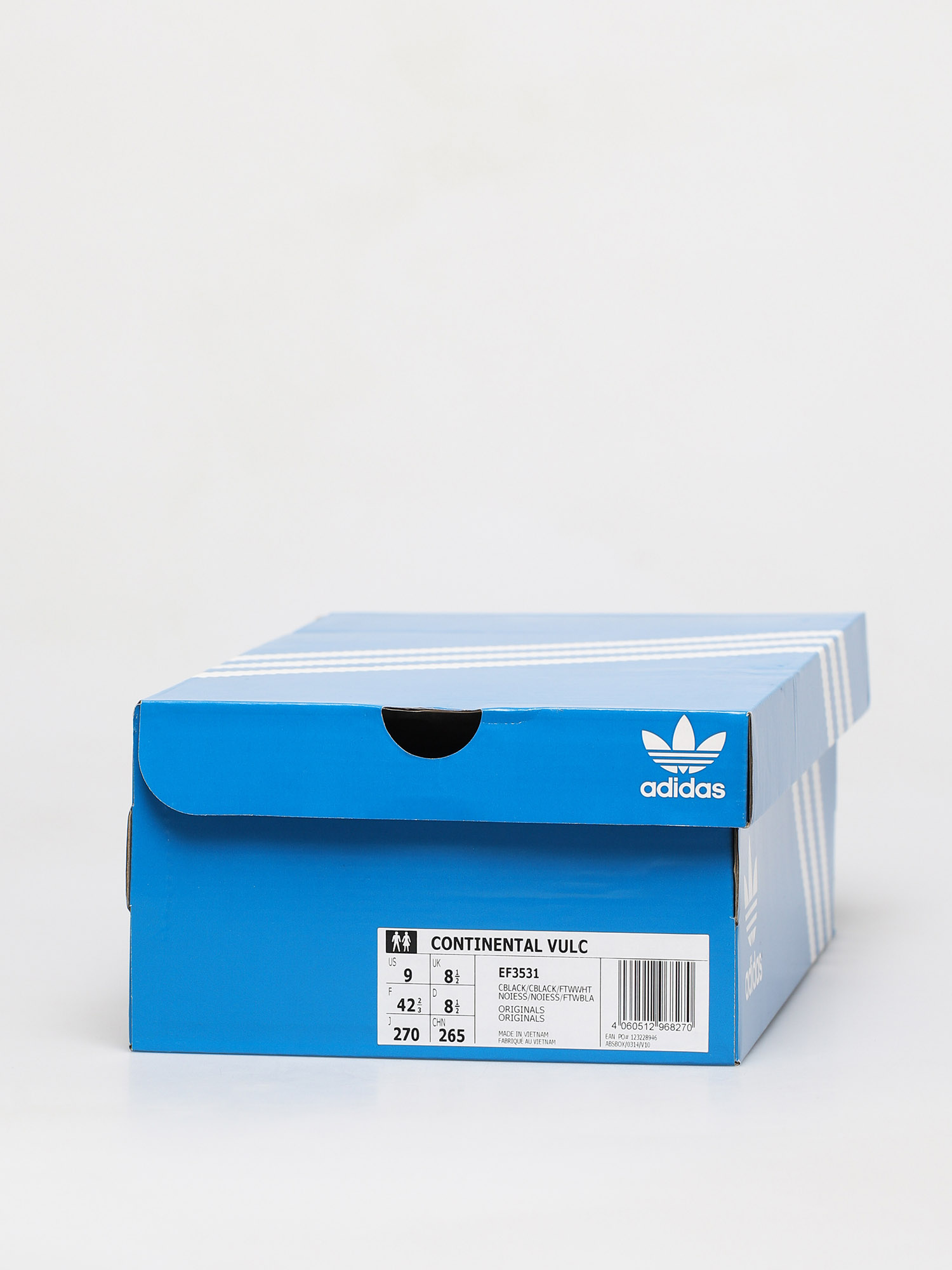 Buty adidas Originals Continental Vulc (cblack/cblack/ftwwht)