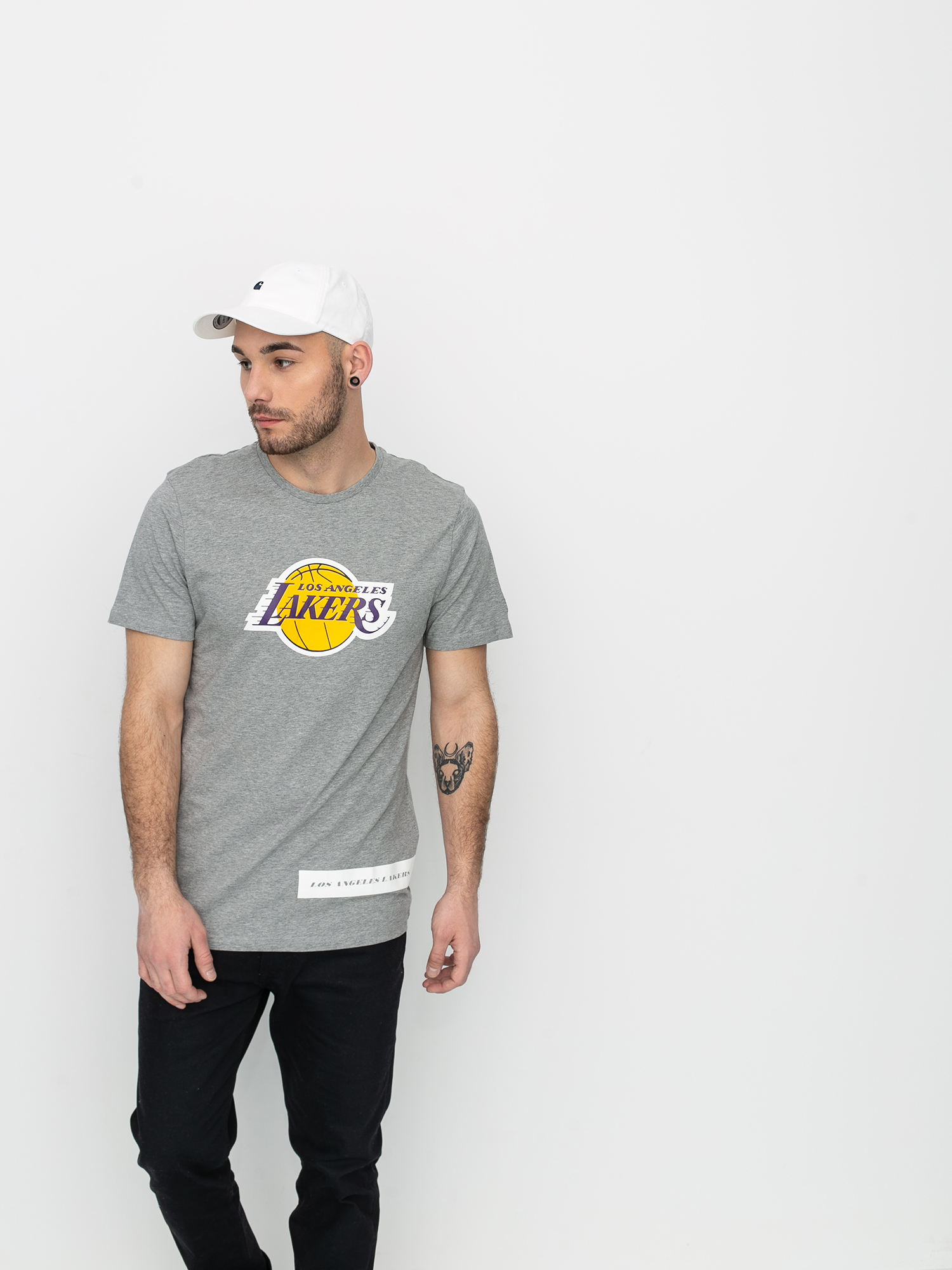 T-shirt New Era Nba Block Wordmark Los Angeles Lakers (lgh)