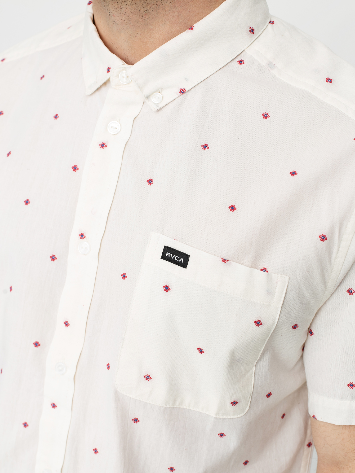 Koszula RVCA Thatll Do Dobby (white/red)