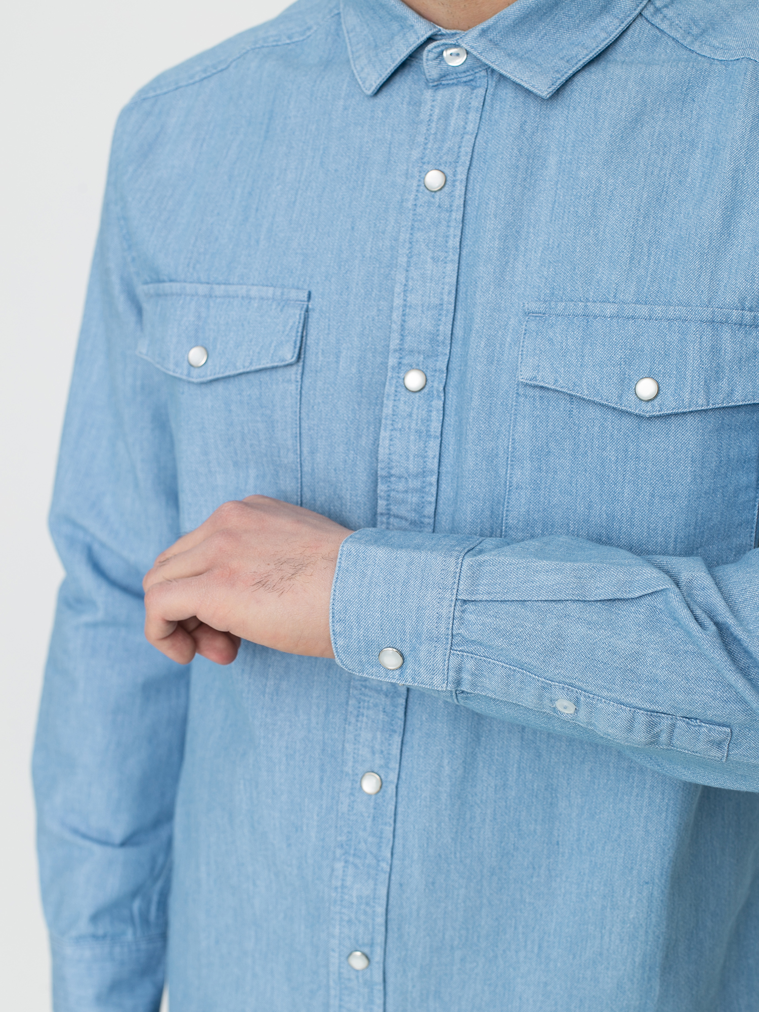 Koszula RVCA Nakama II Ls (denim)