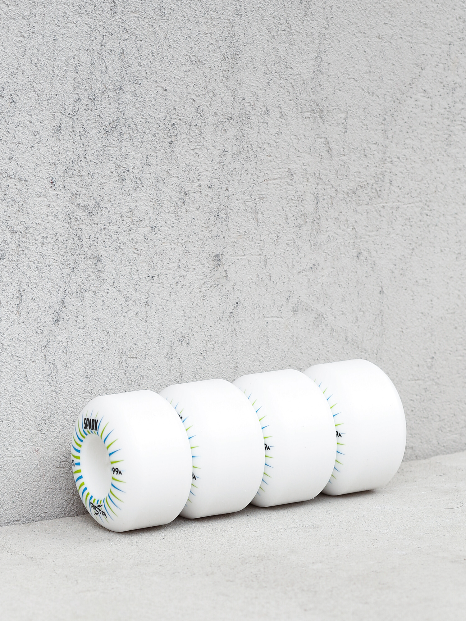 Kółka Ricta Sparx (white/blue/green)