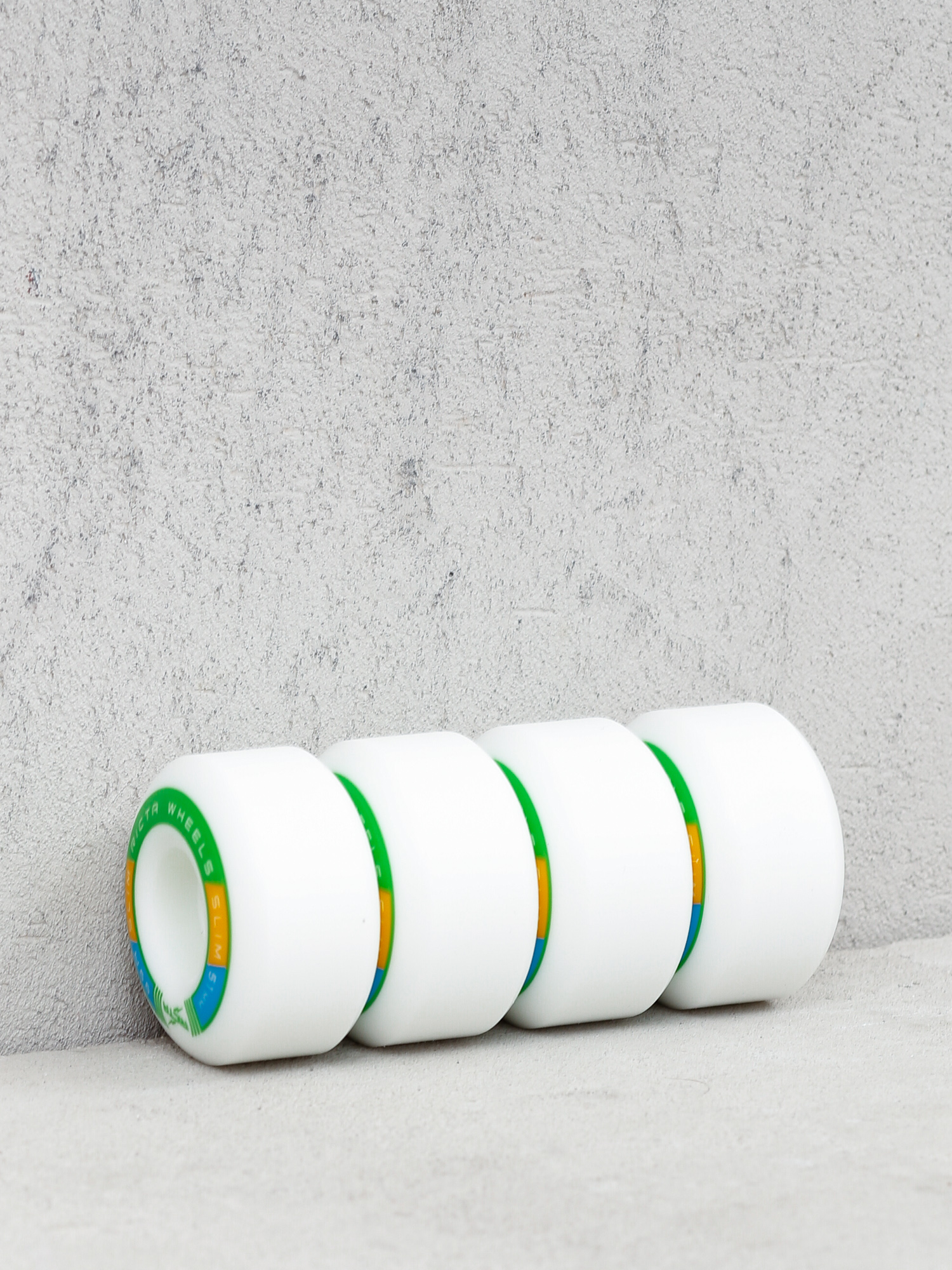 Kółka Ricta Rapido Slim (white/blue/green)