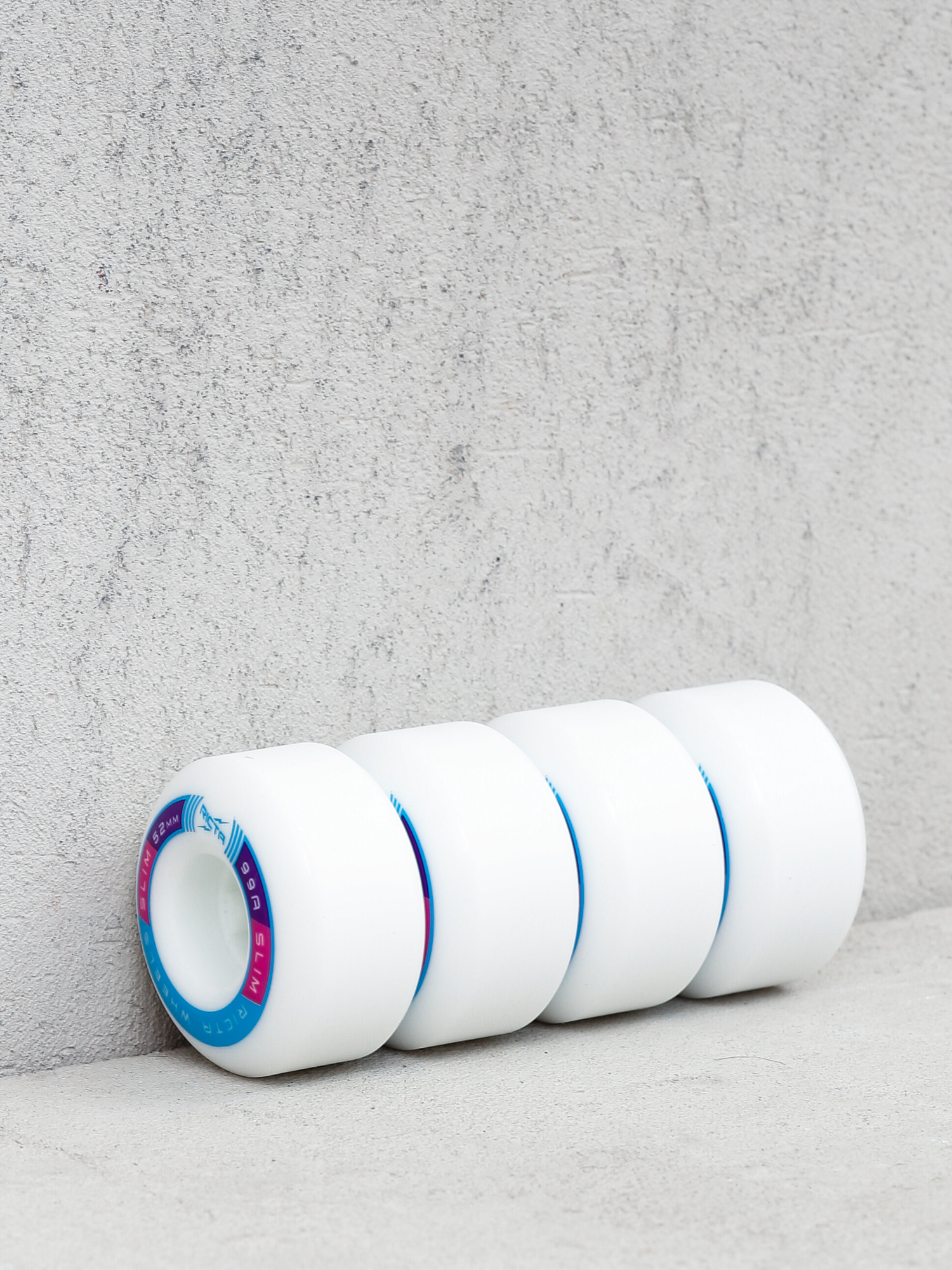 Kółka Ricta Rapido Slim (white/blue/purple)