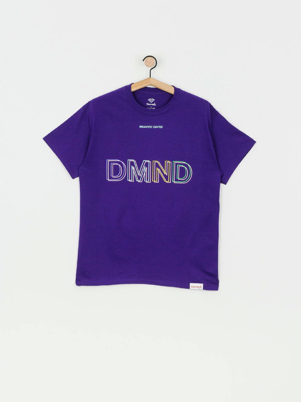 T-shirt Diamond Supply Co. 3 Dmnd (purple)