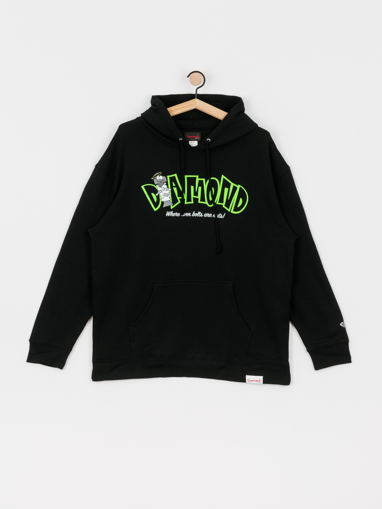 Bluza z kapturem Diamond Supply Co. Nut House HD (black)