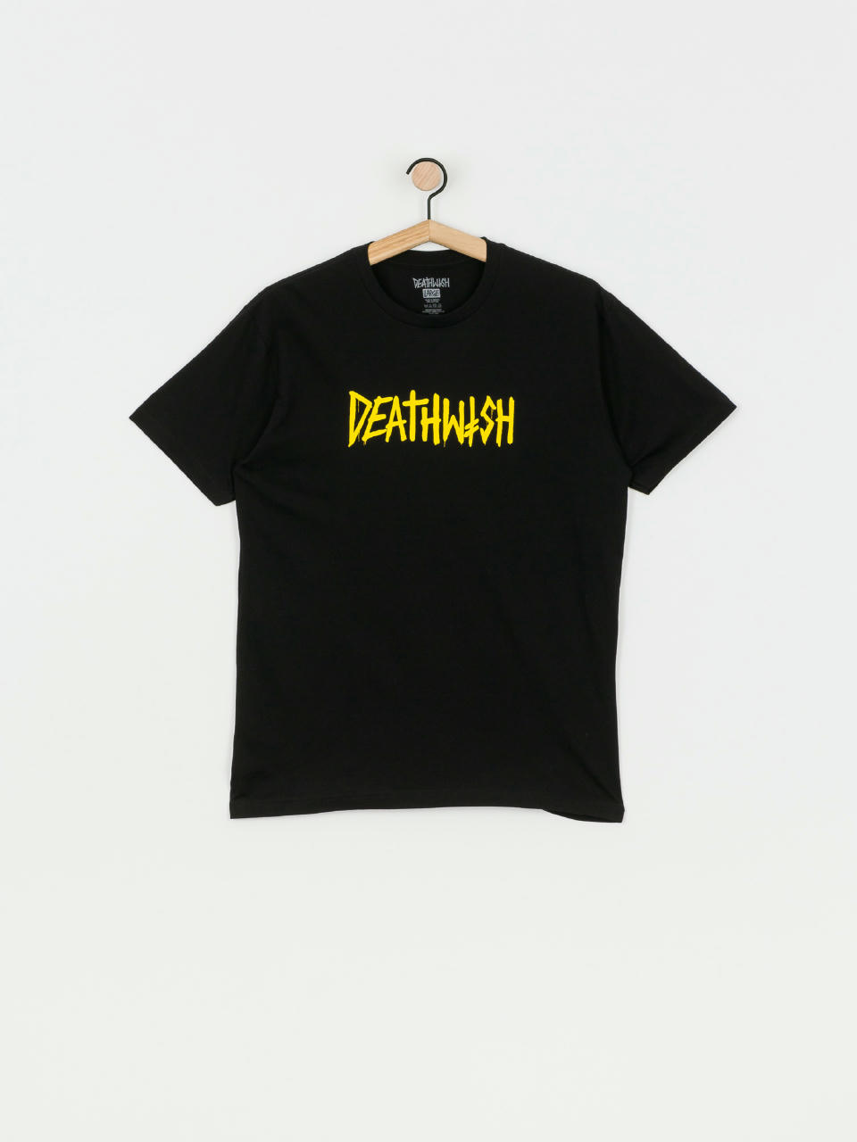 T-shirt Deathwish Death Tag (black/yellow)