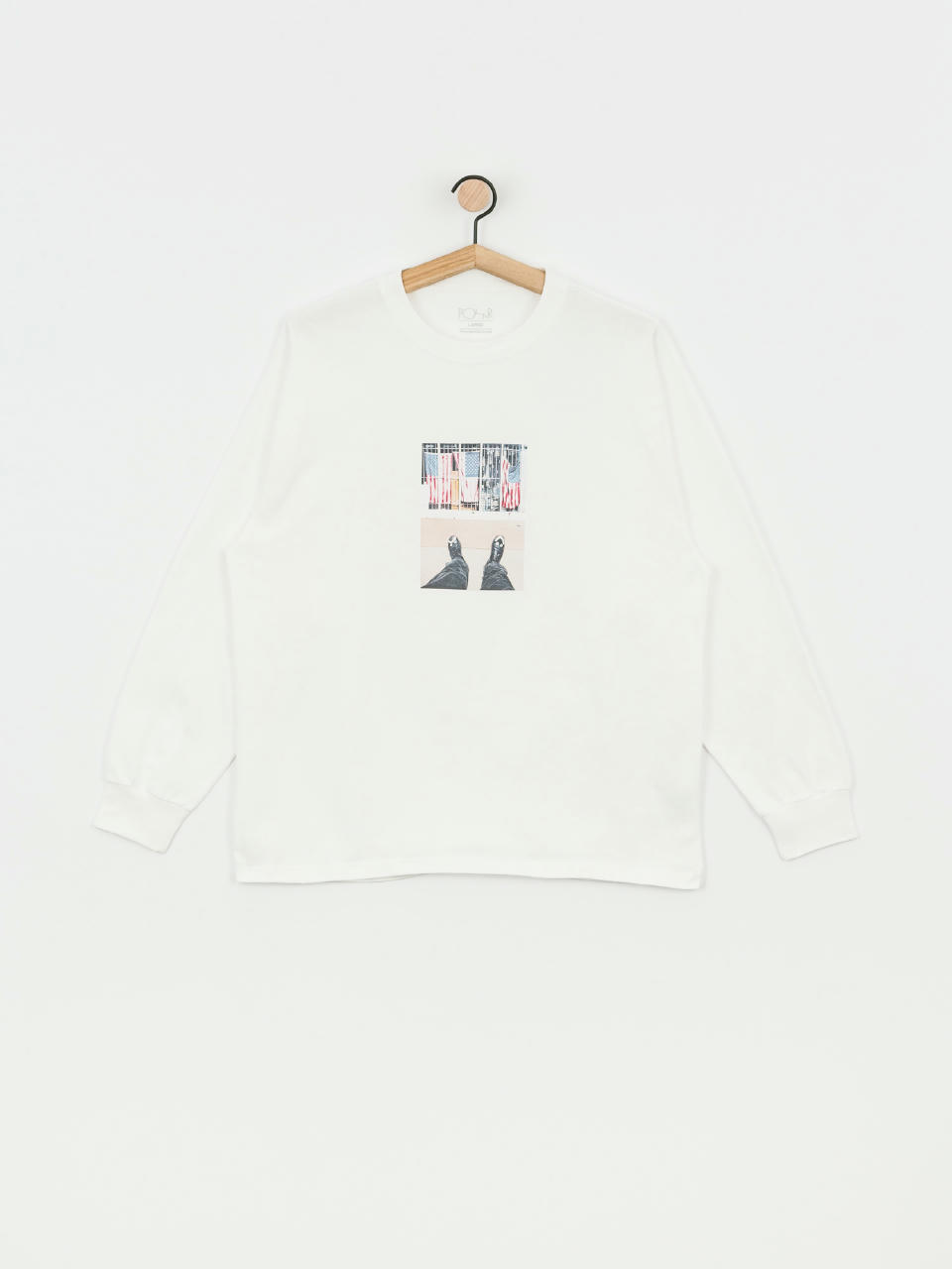 Longsleeve Polar Skate Happy Sad Around The World (white)