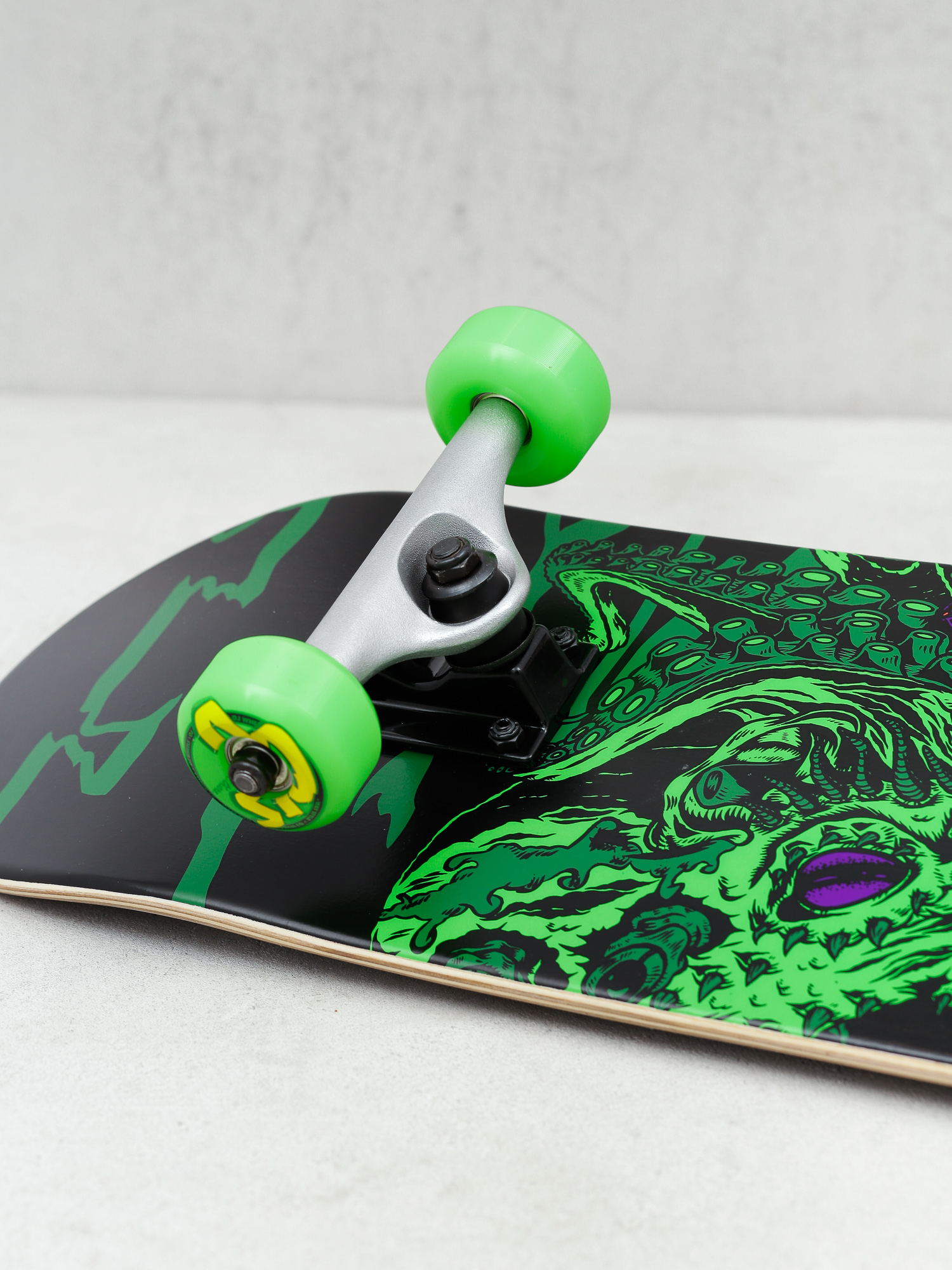 Deskorolka Creature Octo (green/purple)