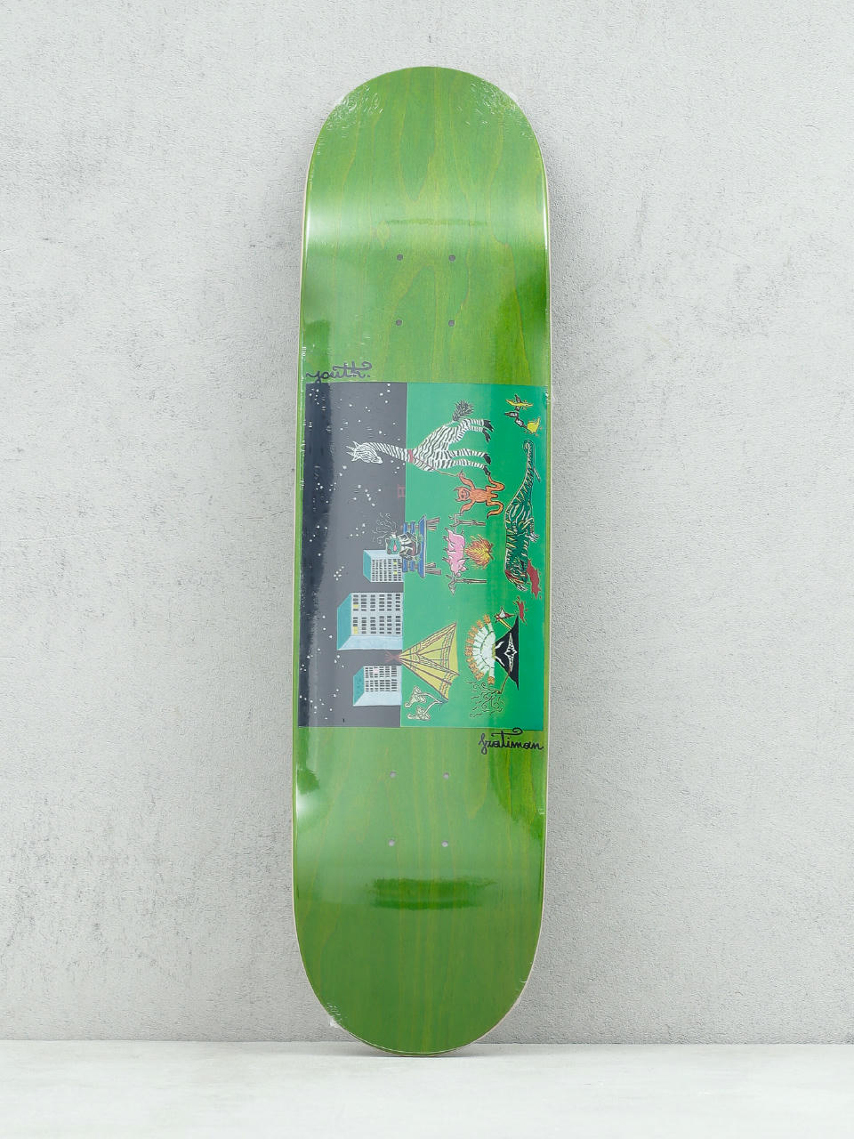 Deck Youth Skateboards Indian Night (green)