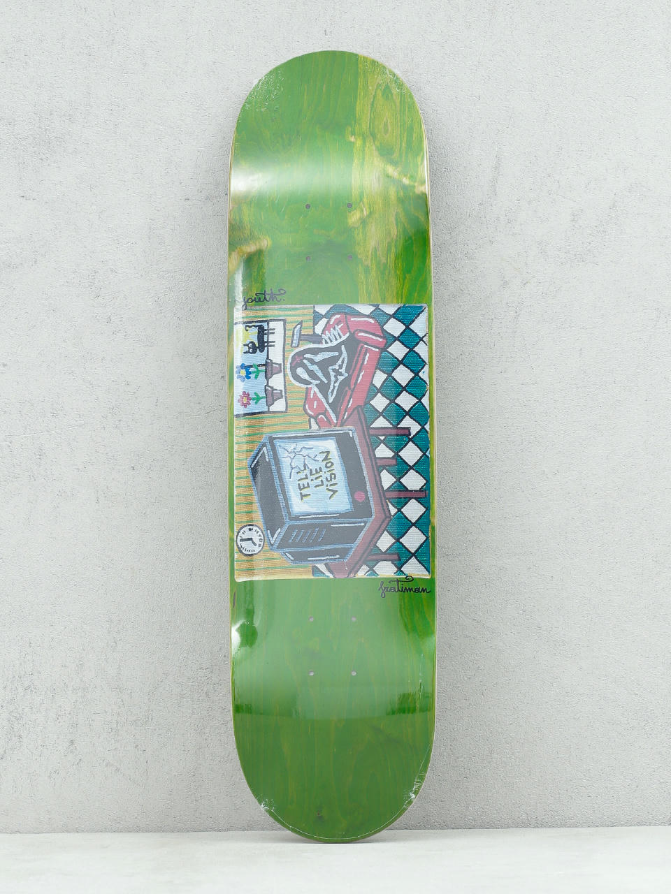 Deck Youth Skateboards Tell Lie Vision (green)