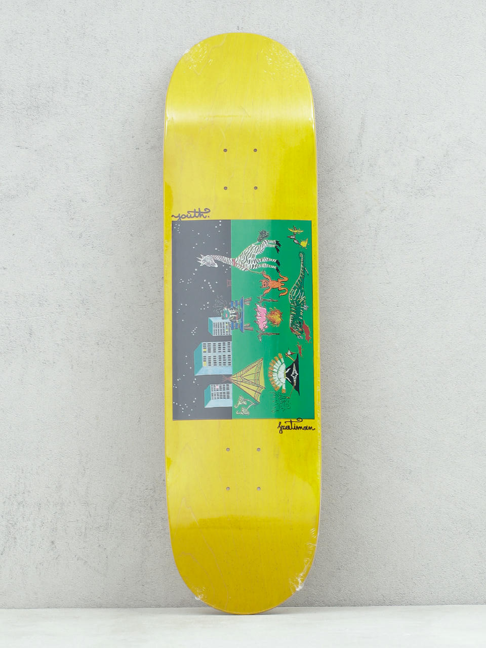 Deck Youth Skateboards Indian Night (yellow)