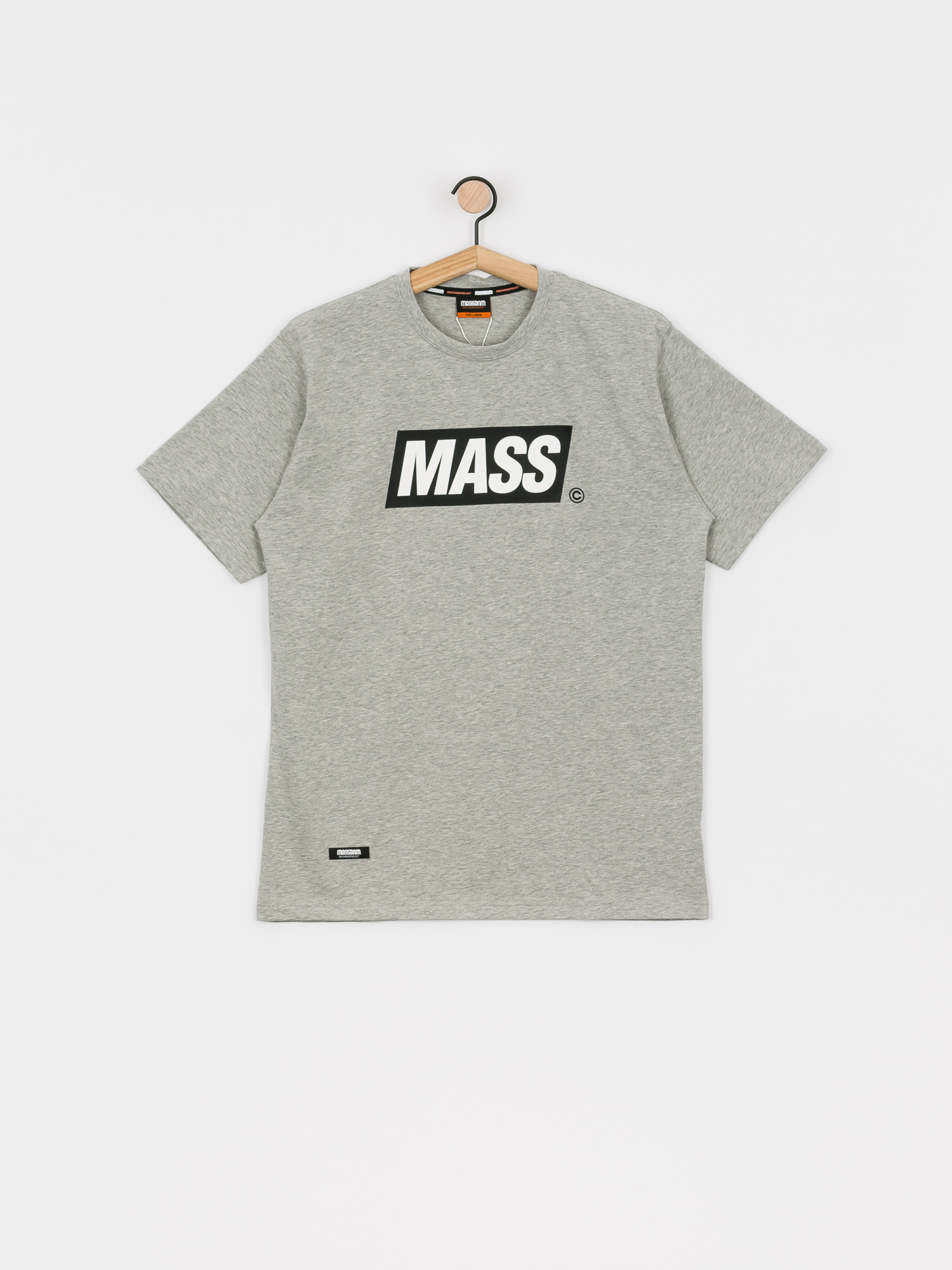 T-shirt MassDnm Big Box (light heather grey)