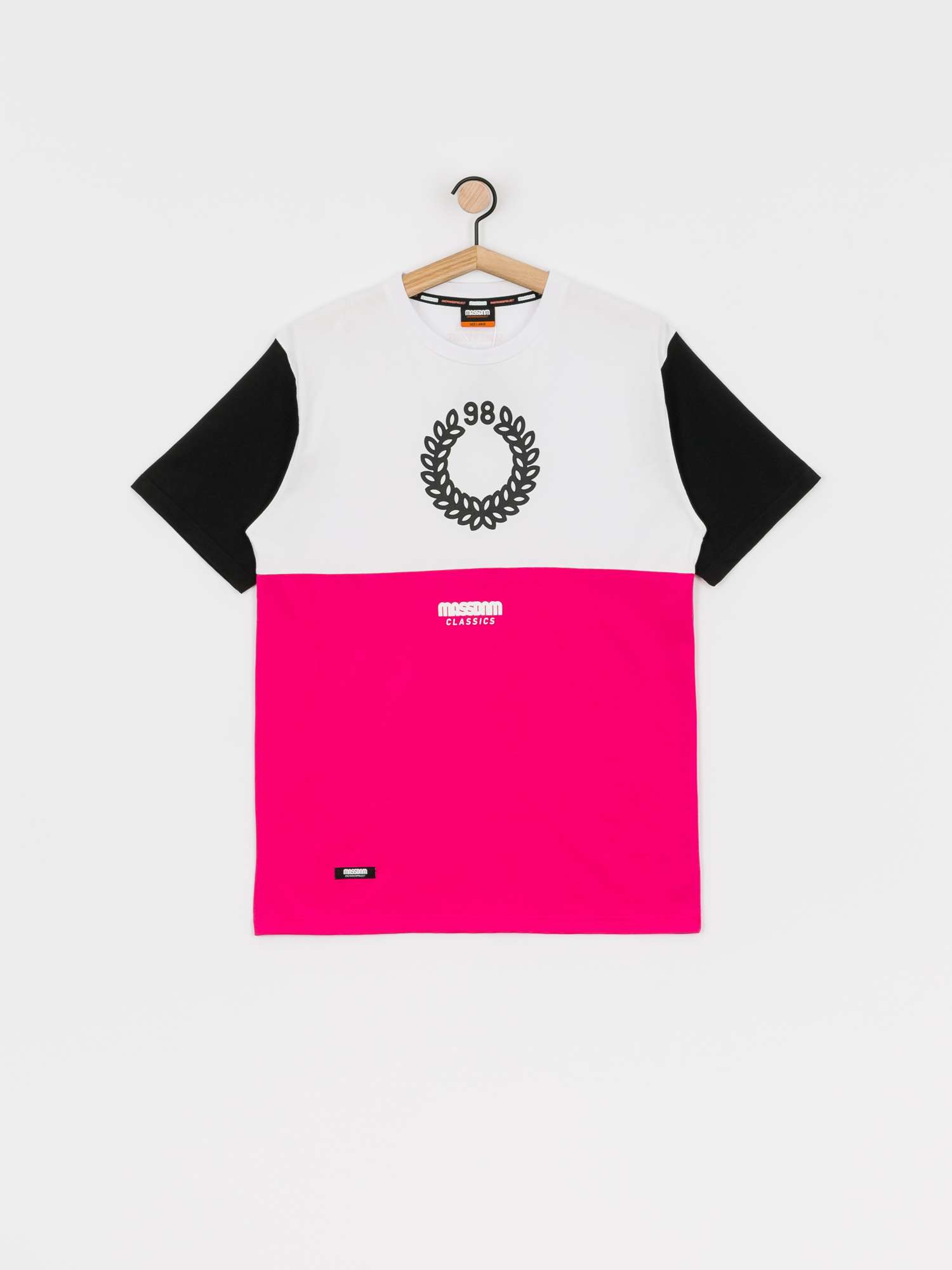 T-shirt MassDnm Calgary (magenta/white)