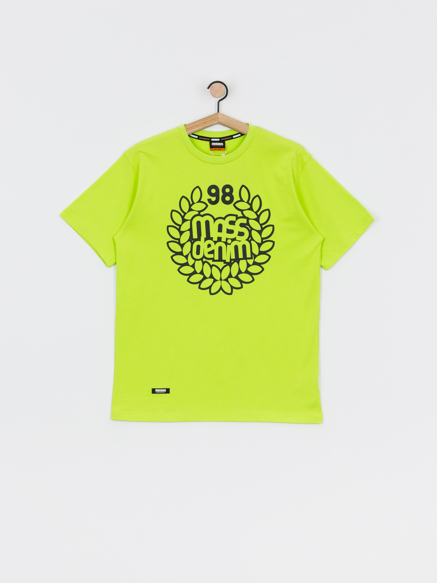 T-shirt MassDnm Base (toxic yellow)