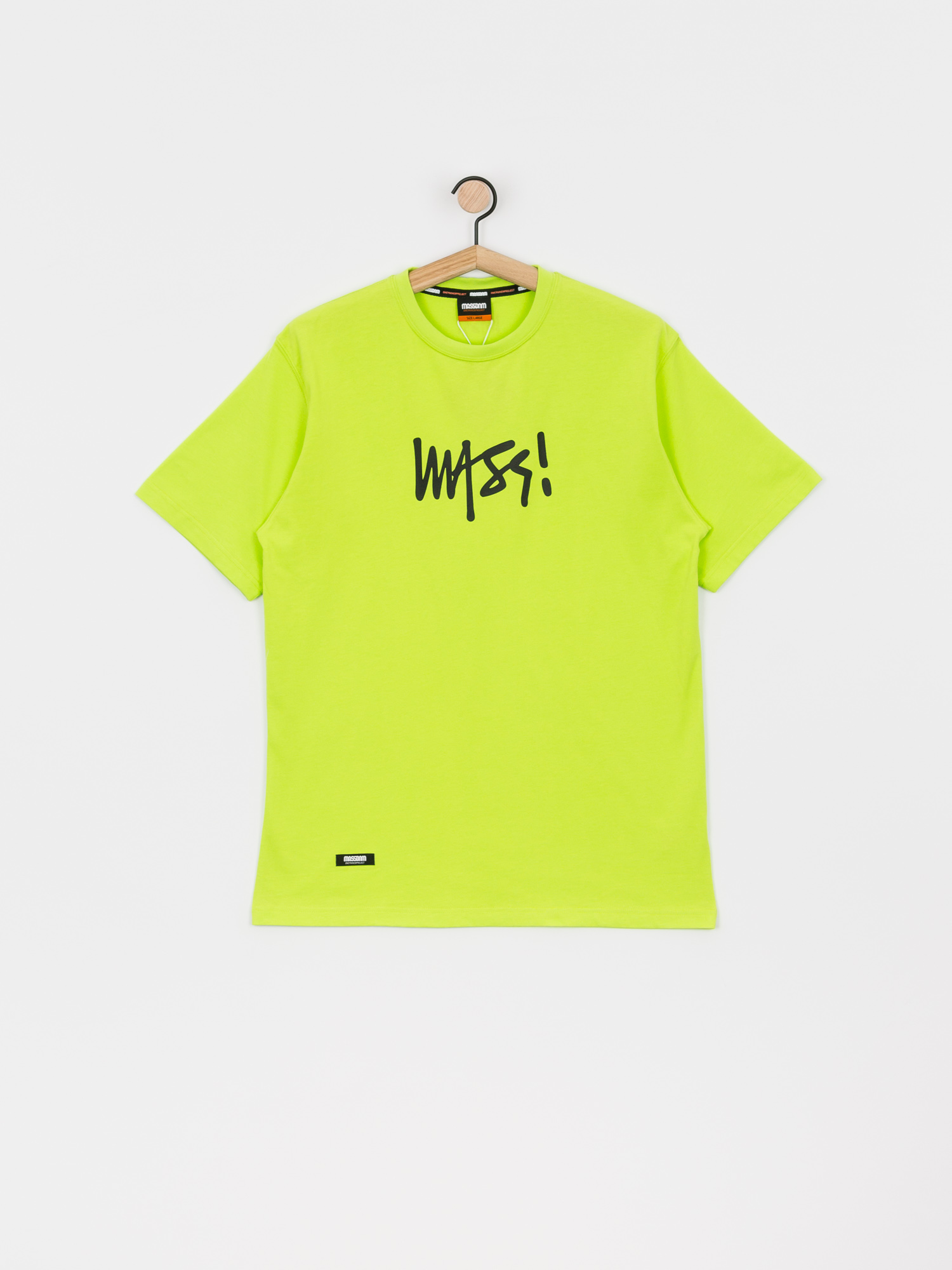 T-shirt MassDnm Signature Medium Logo (toxic yellow)