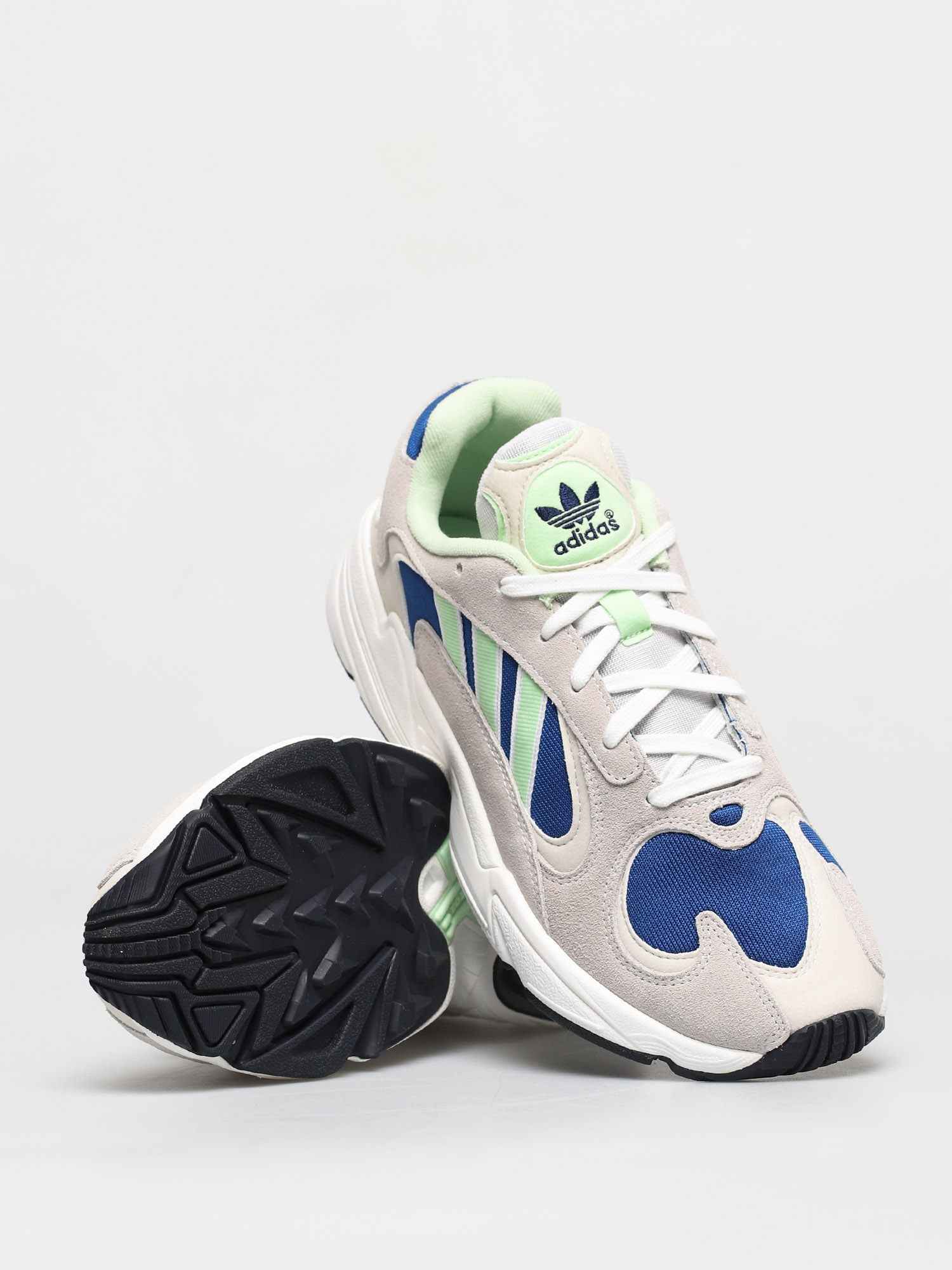Buty adidas Originals Yung 1 (ftwr white/glow green/collegiate royal)