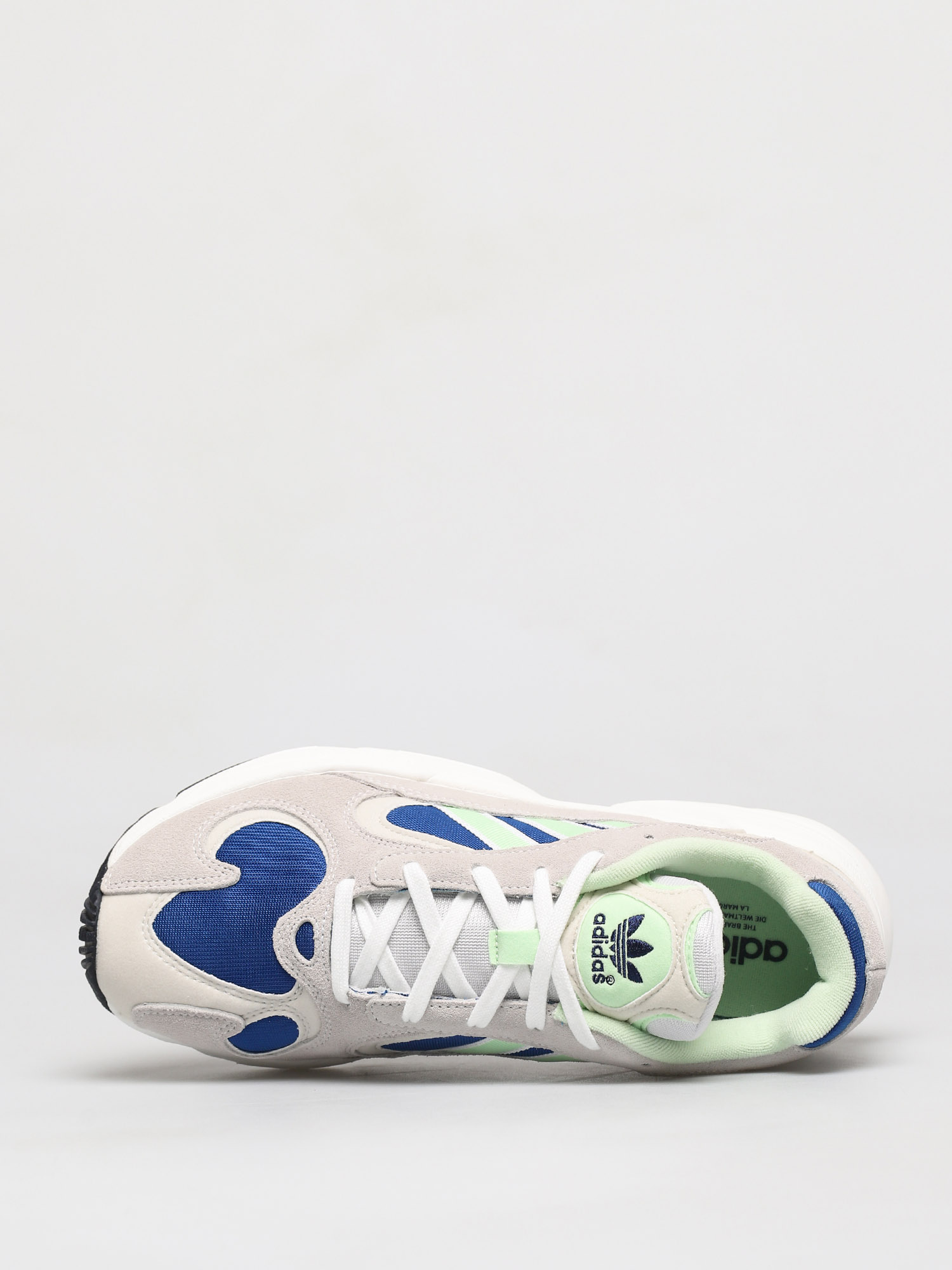 Buty adidas Originals Yung 1 (ftwr white/glow green/collegiate royal)