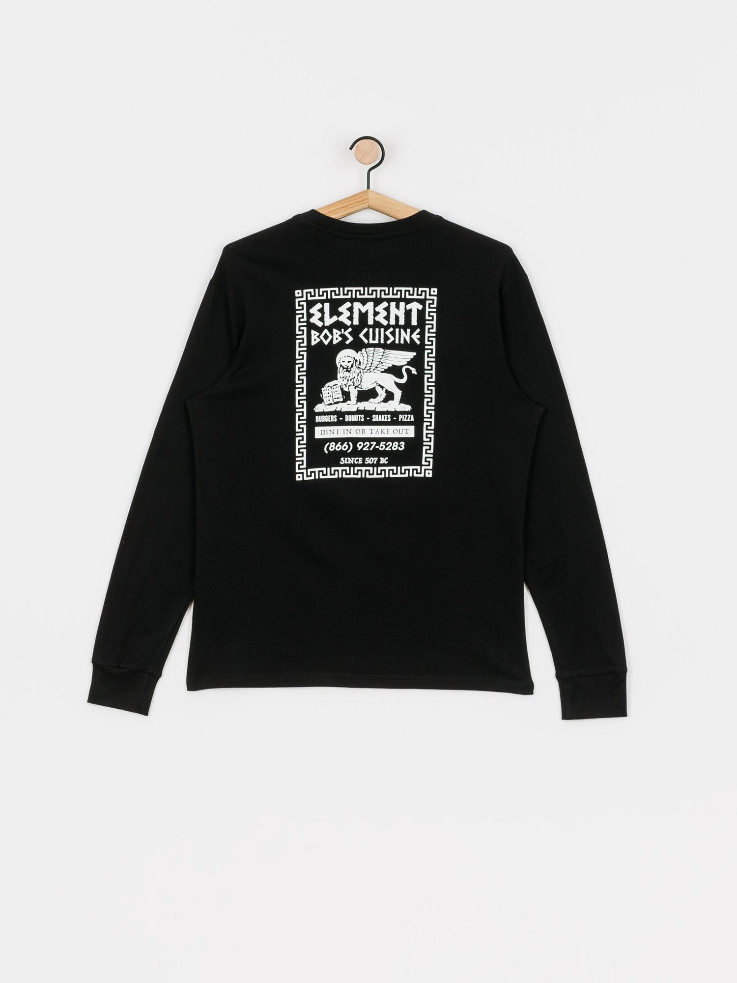 Longsleeve Element Cuisine (flint black)