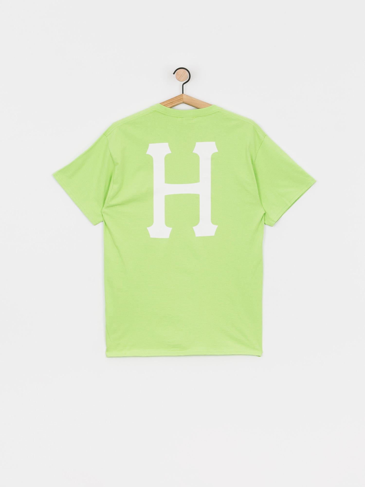 T-shirt HUF Essentials Classic (hot lime)