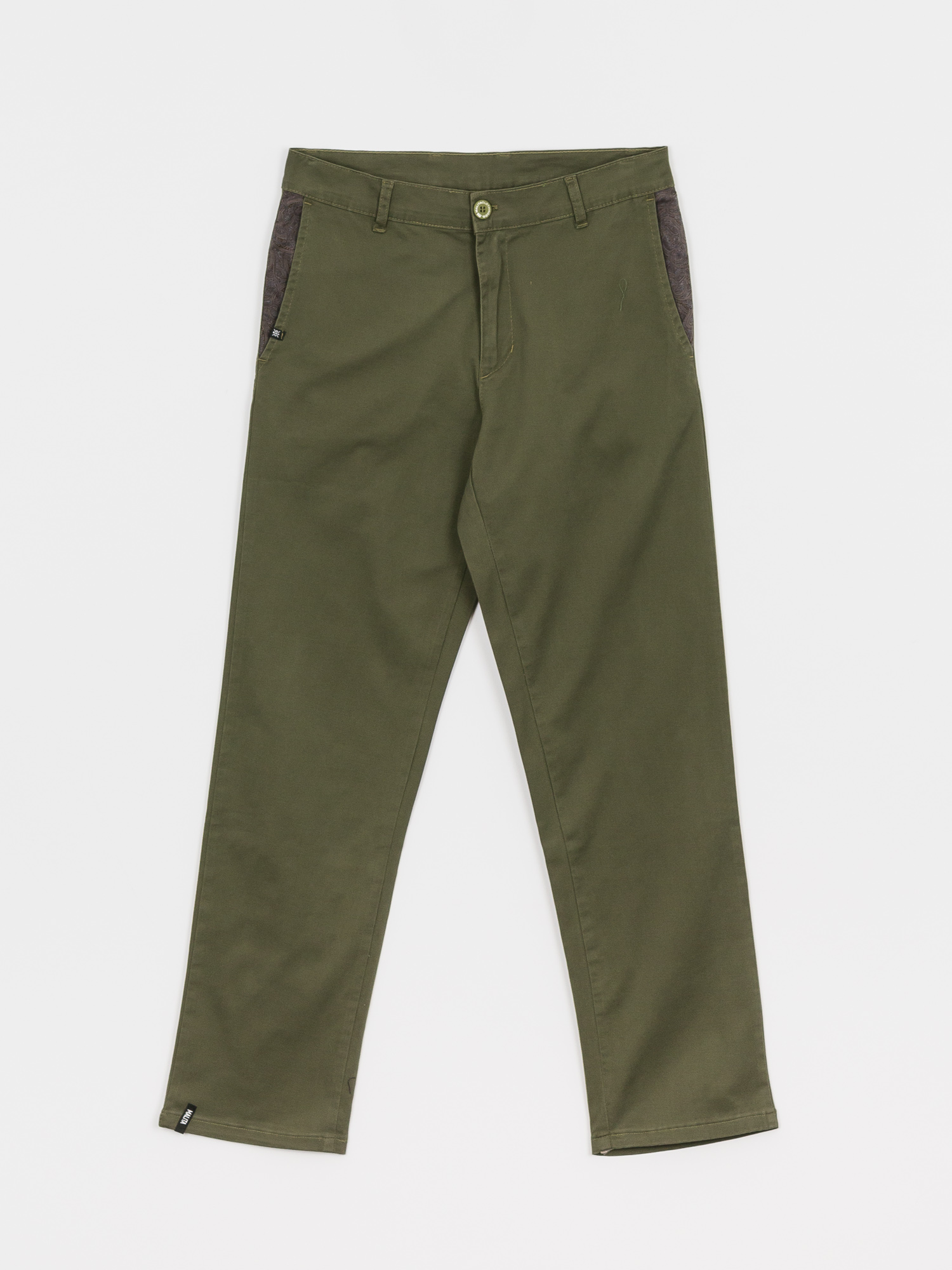 Панталони Malita Chino Loose (olive)