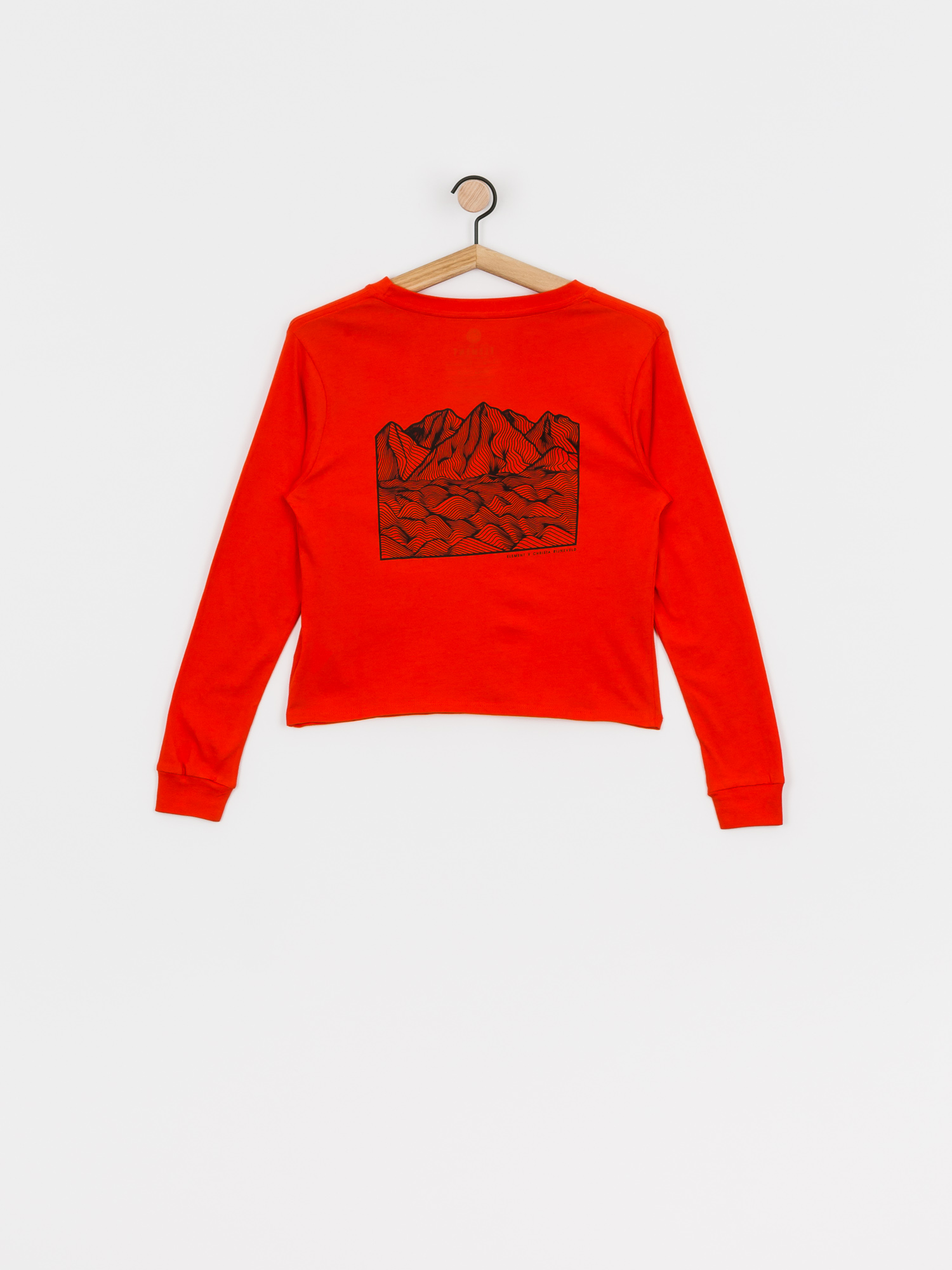 Longsleeve Element Christa Crop Wmn (grenadine)