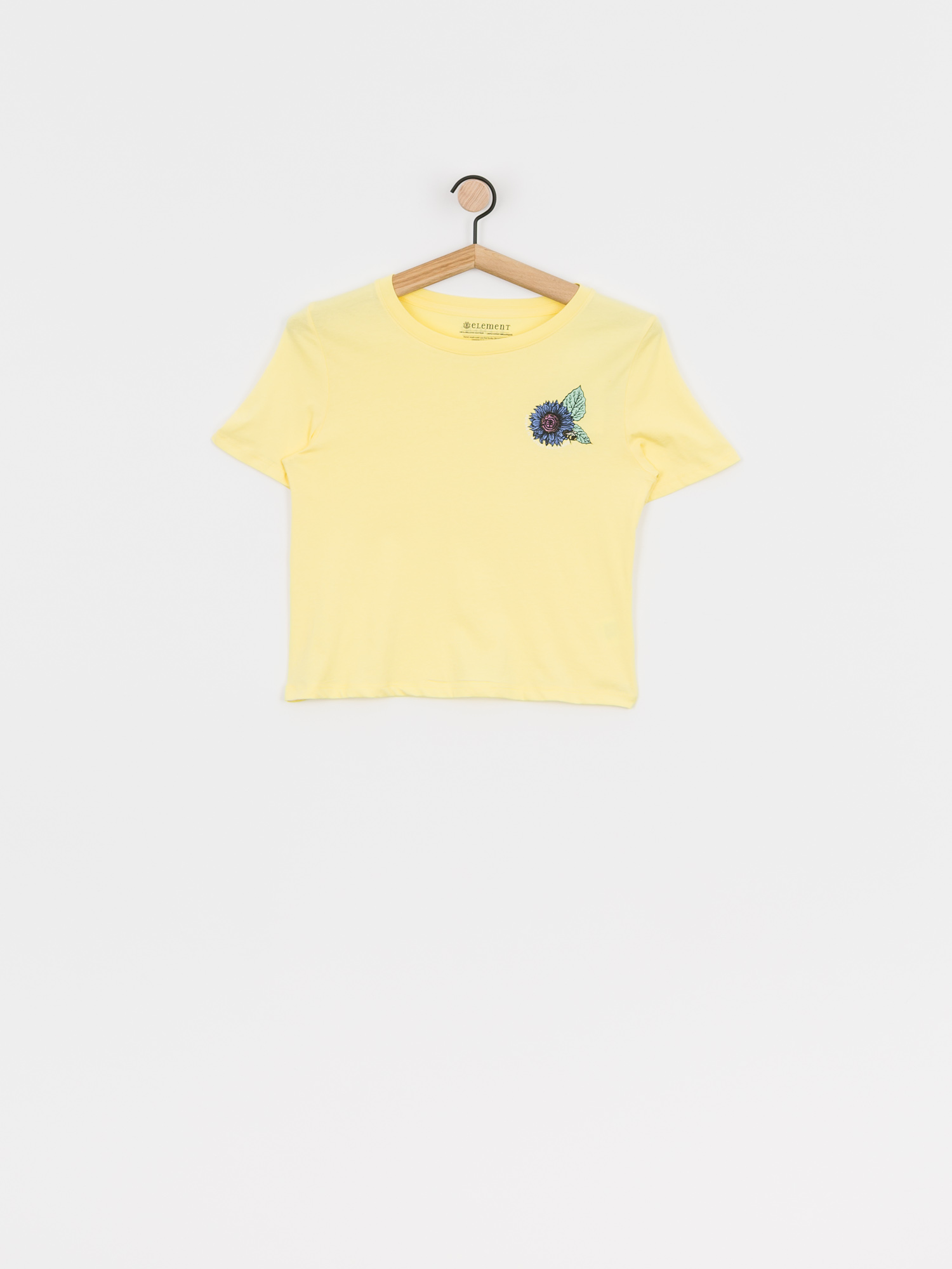 T-shirt Element Branded Crop Wmn (popcorn)