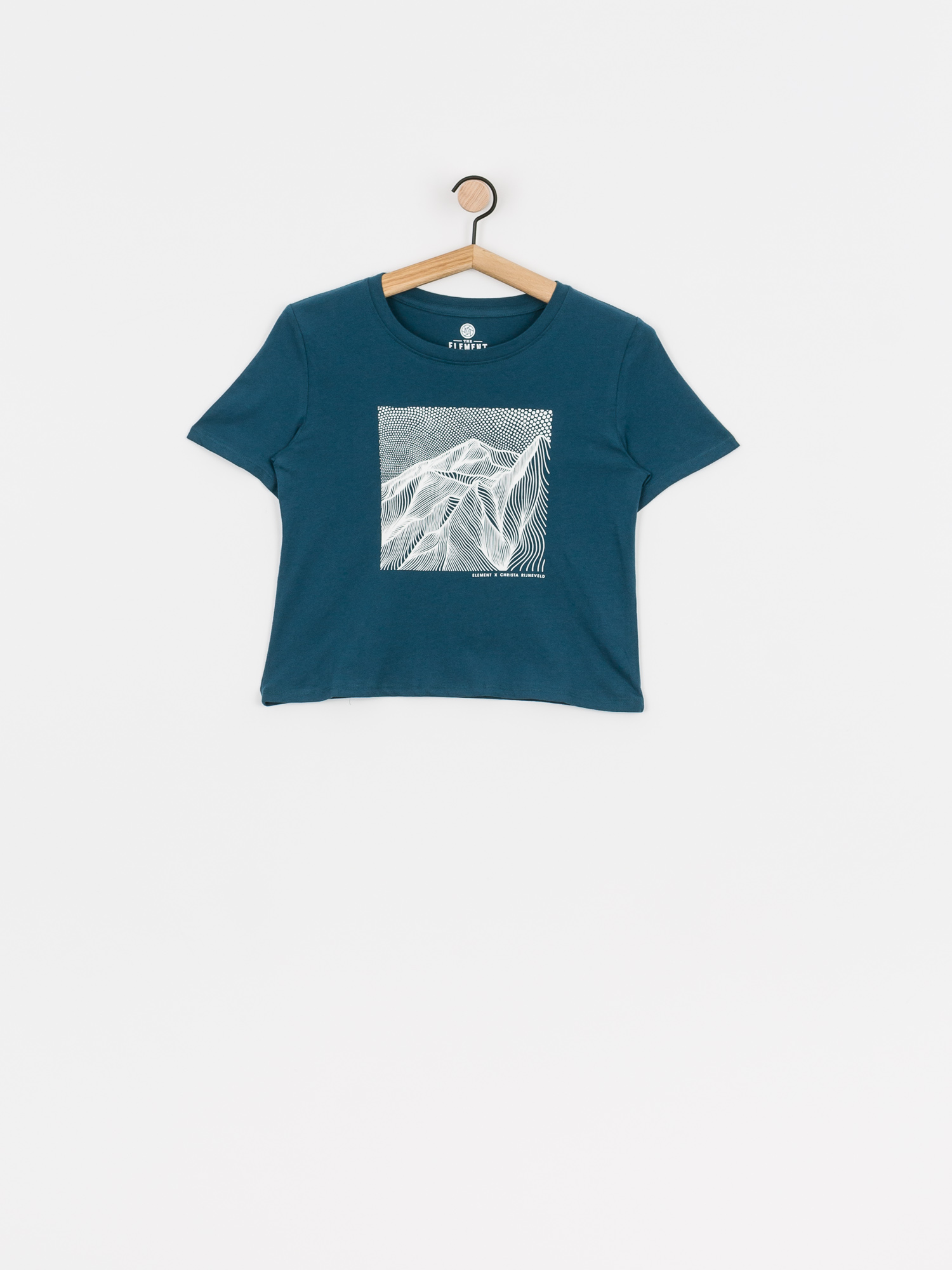 T-shirt Element Christa Crop Wmn (legion blue)