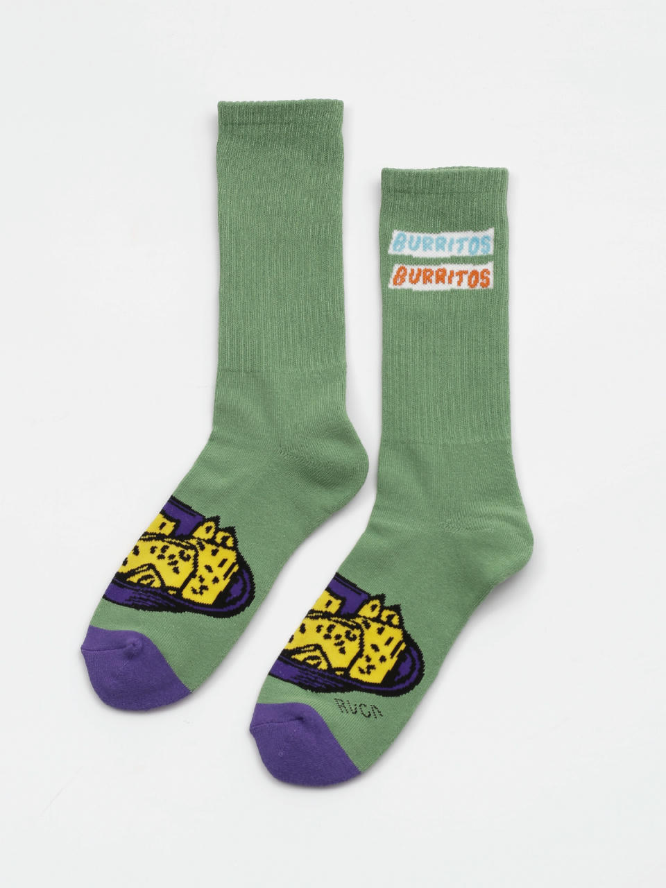 Skarpetki RVCA Hot Fudge Crew Sock (green)