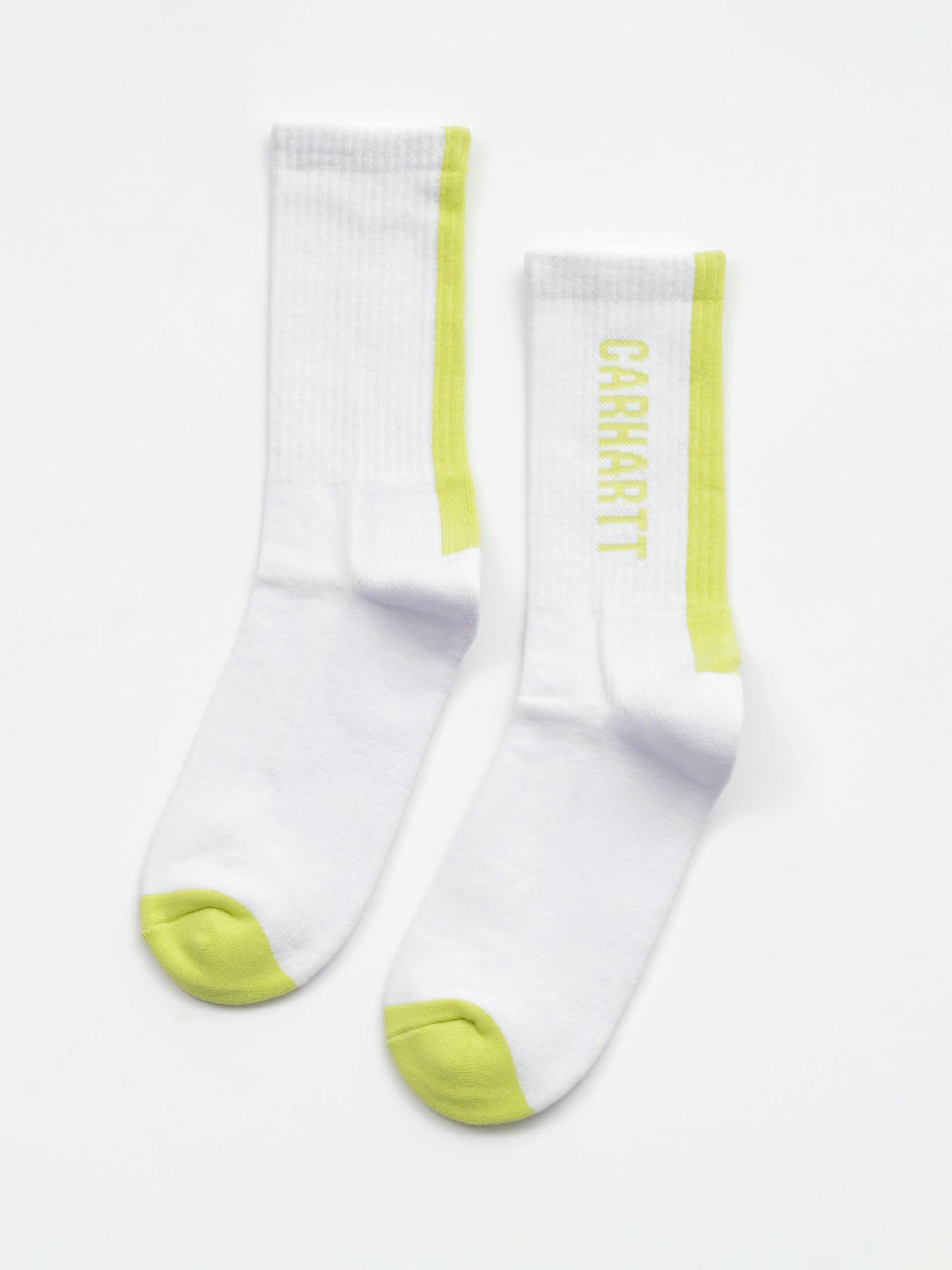 Skarpetki Carhartt WIP Turner (white/lime)