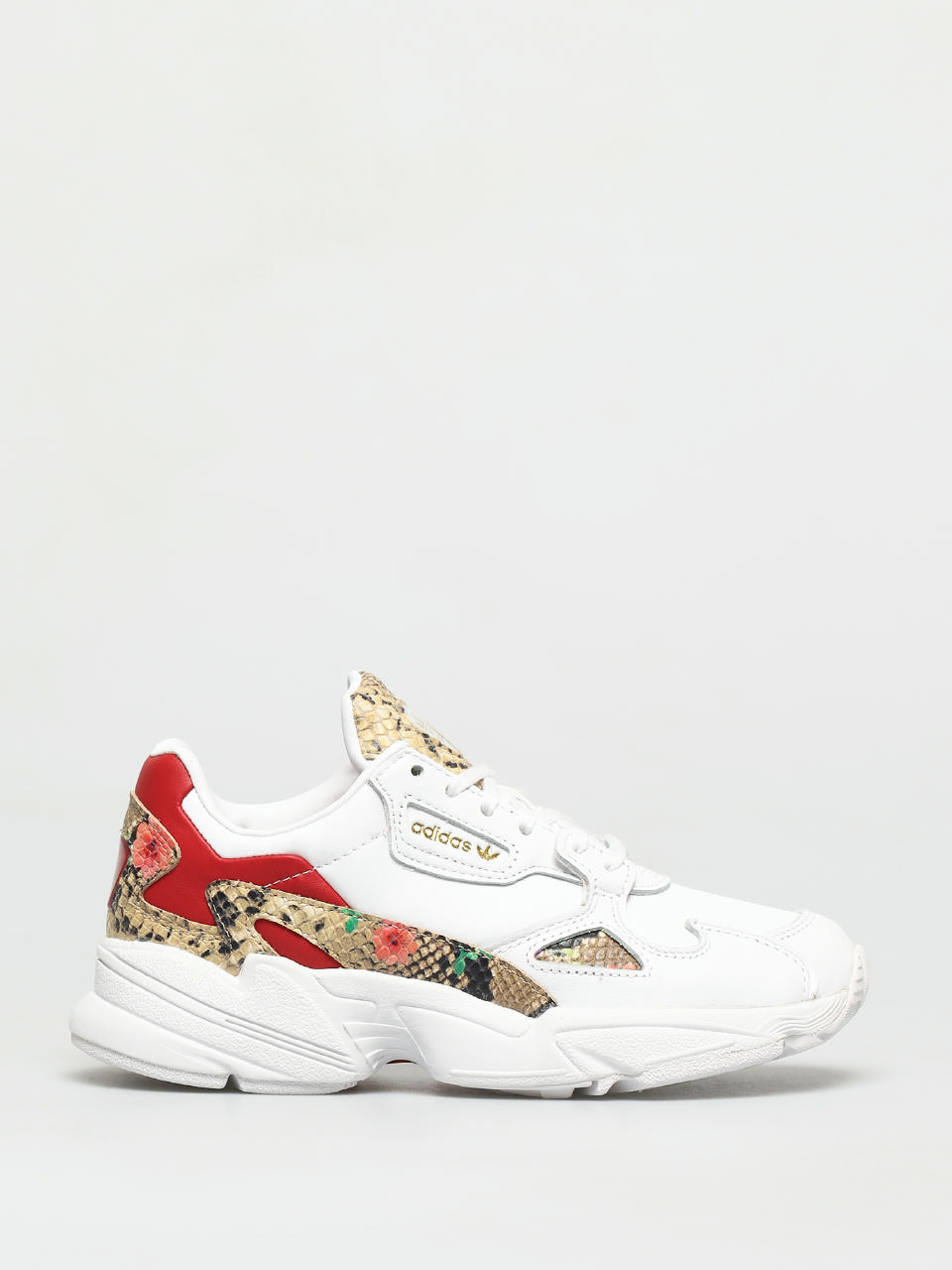 Buty adidas Originals Falcon Wmn (white/scarlet/gold met)