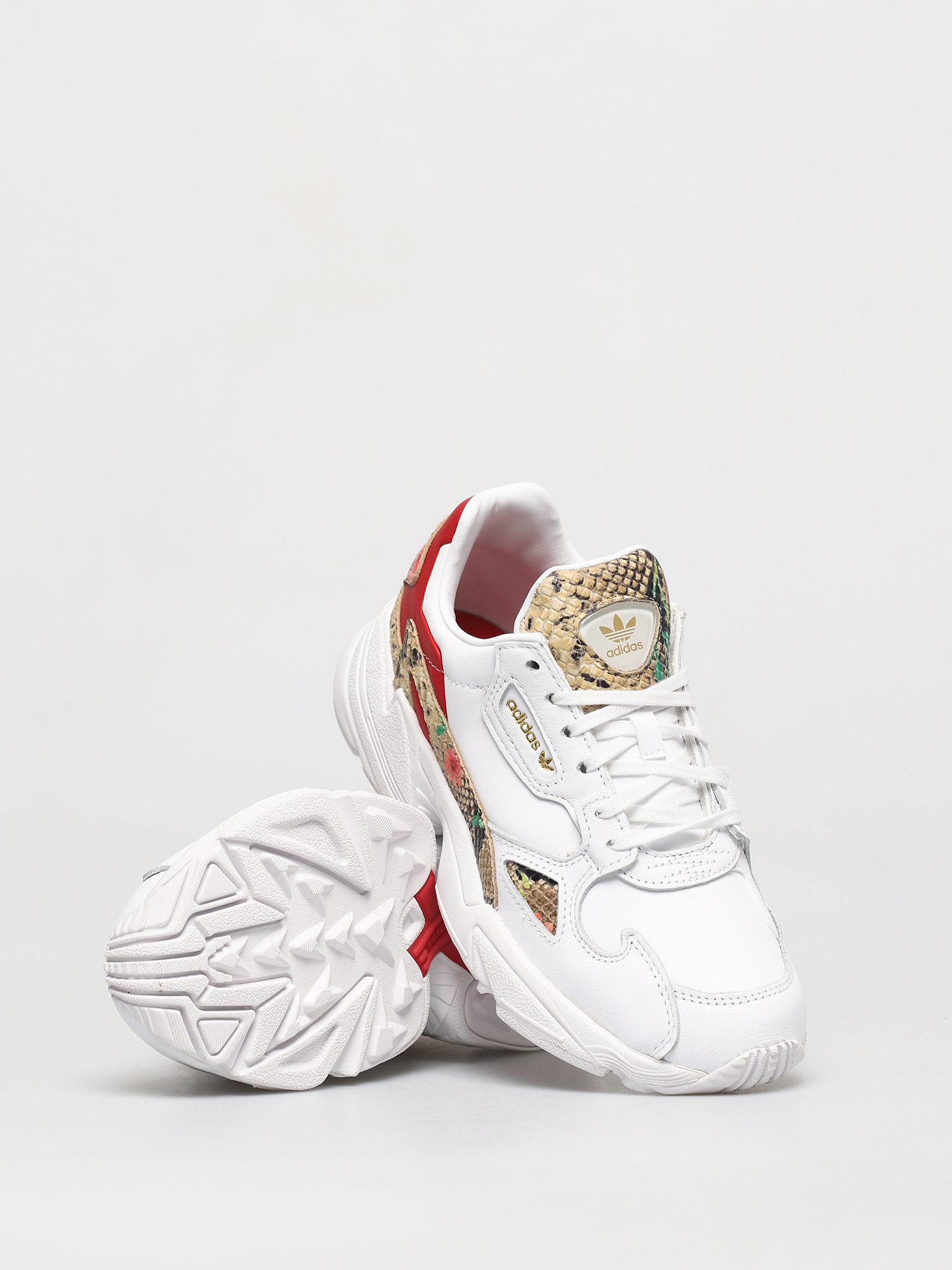 Buty adidas Originals Falcon Wmn (white/scarlet/gold met)