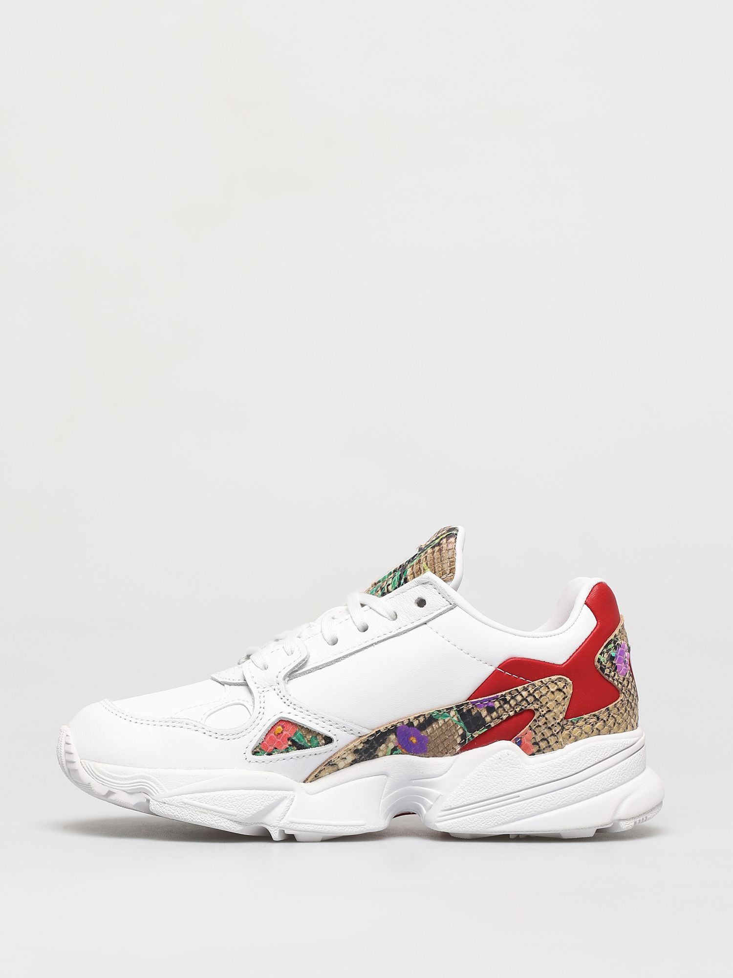 Buty adidas Originals Falcon Wmn (white/scarlet/gold met)