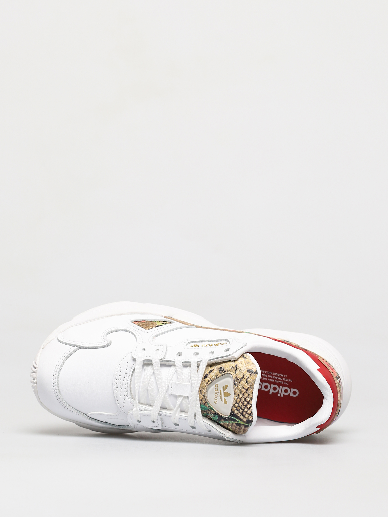 Buty adidas Originals Falcon Wmn (white/scarlet/gold met)
