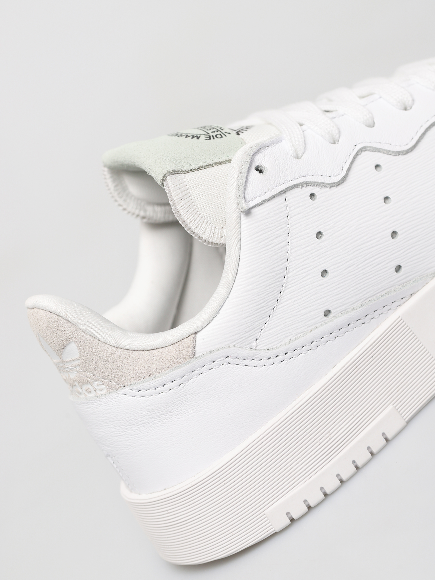 adidas supercourt white dash green